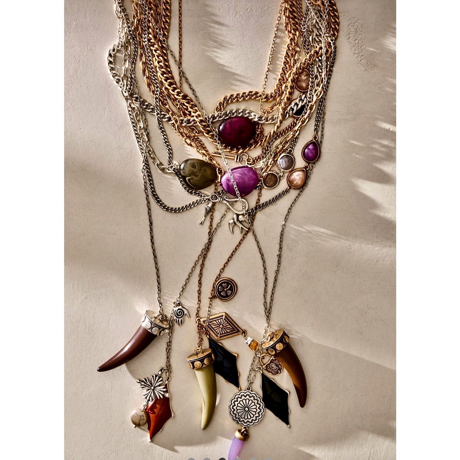 Free People Free People Zella Layer Necklace Mixed Metal One Size Size ONE SIZE - 9 Thumbnail