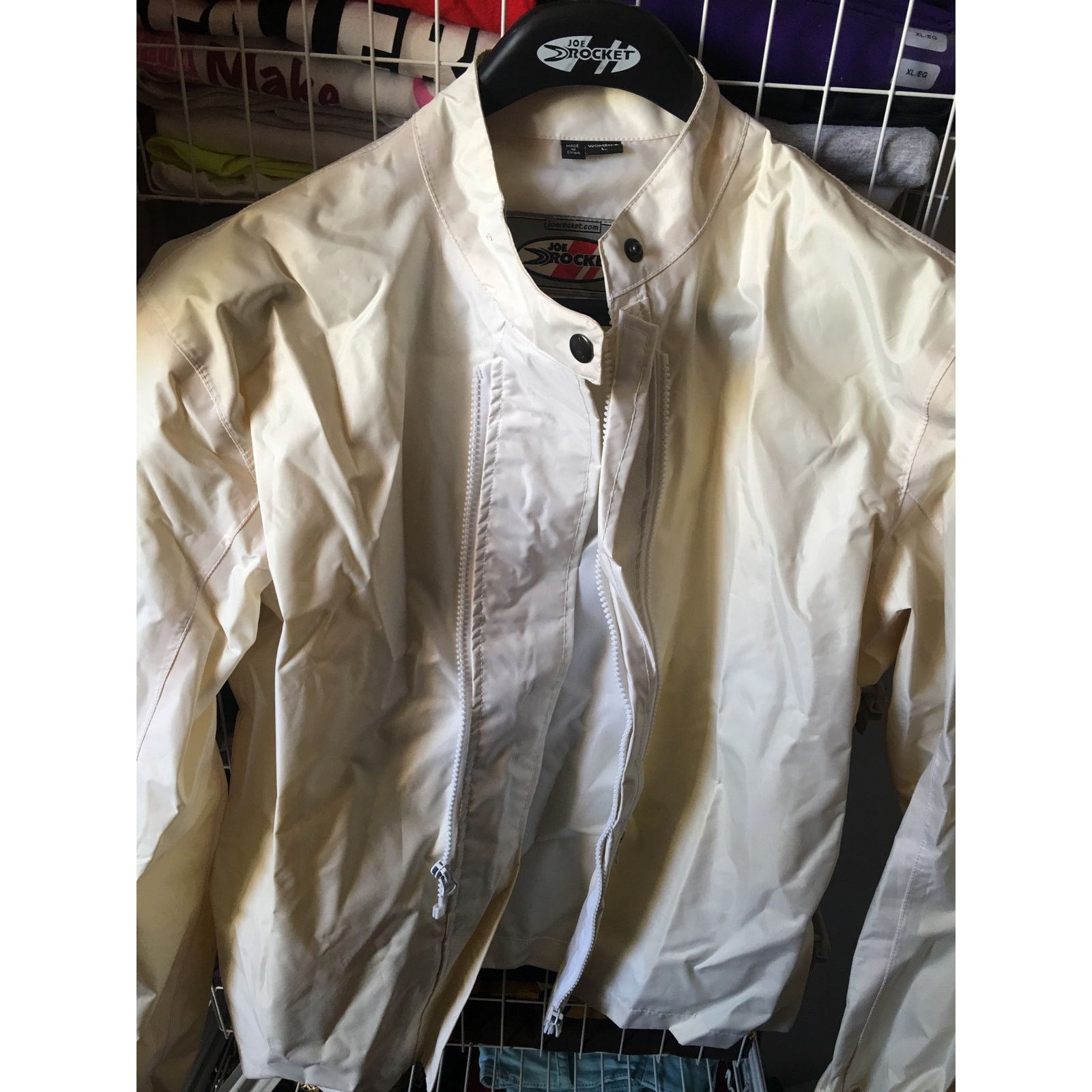 Joe Rocket Joe Rocket Motorcycle Jacket Women Lg White/Gray Sparkly Size L / US 10 / IT 46 - 6 Thumbnail