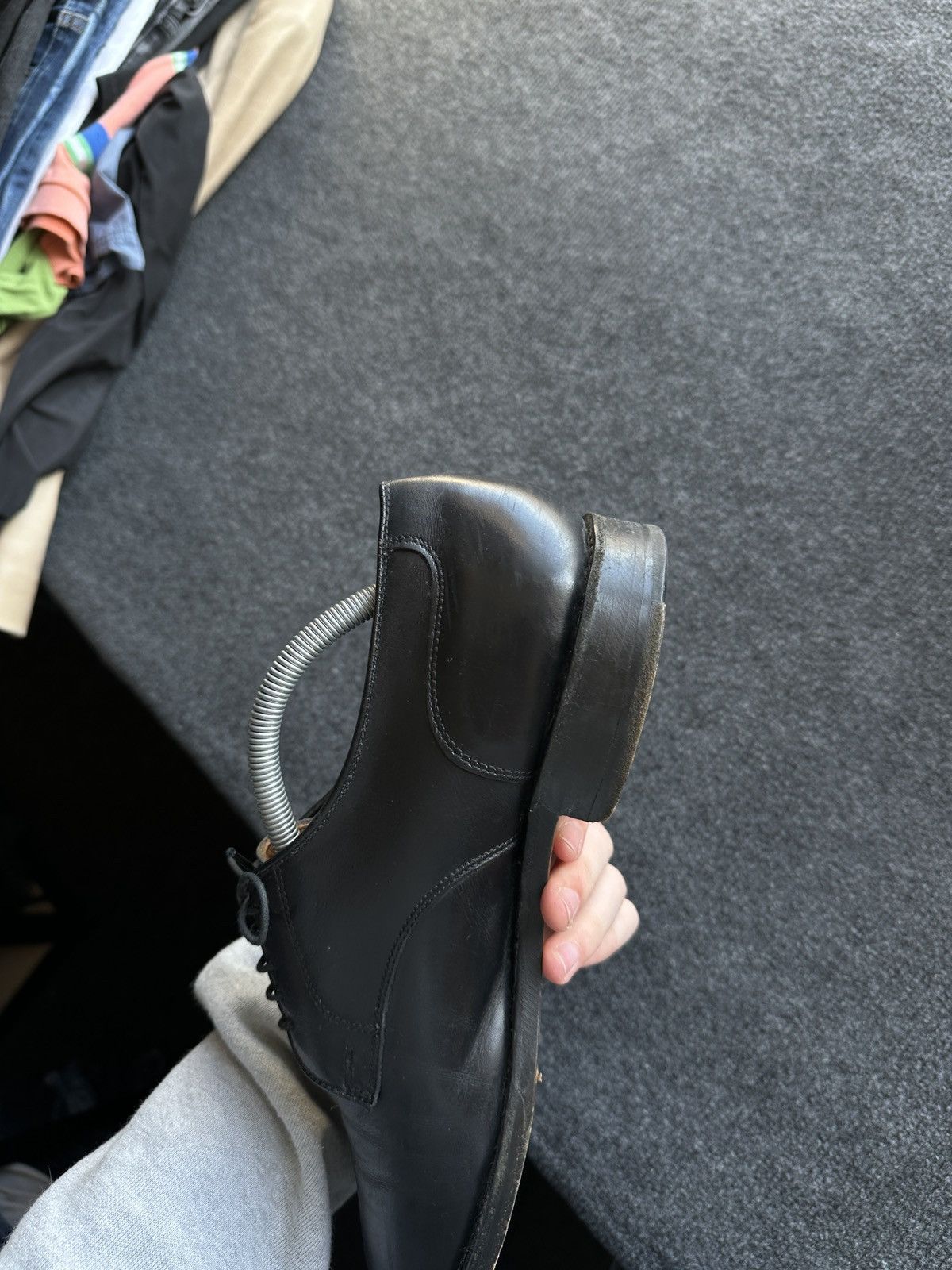 Allen Edmonds LUXURY 🚨 ALLEN EDMONDS VNTG SHOES MEN BLACK LUXURY RARE Size US 9.5 / EU 42-43 - 5 Thumbnail