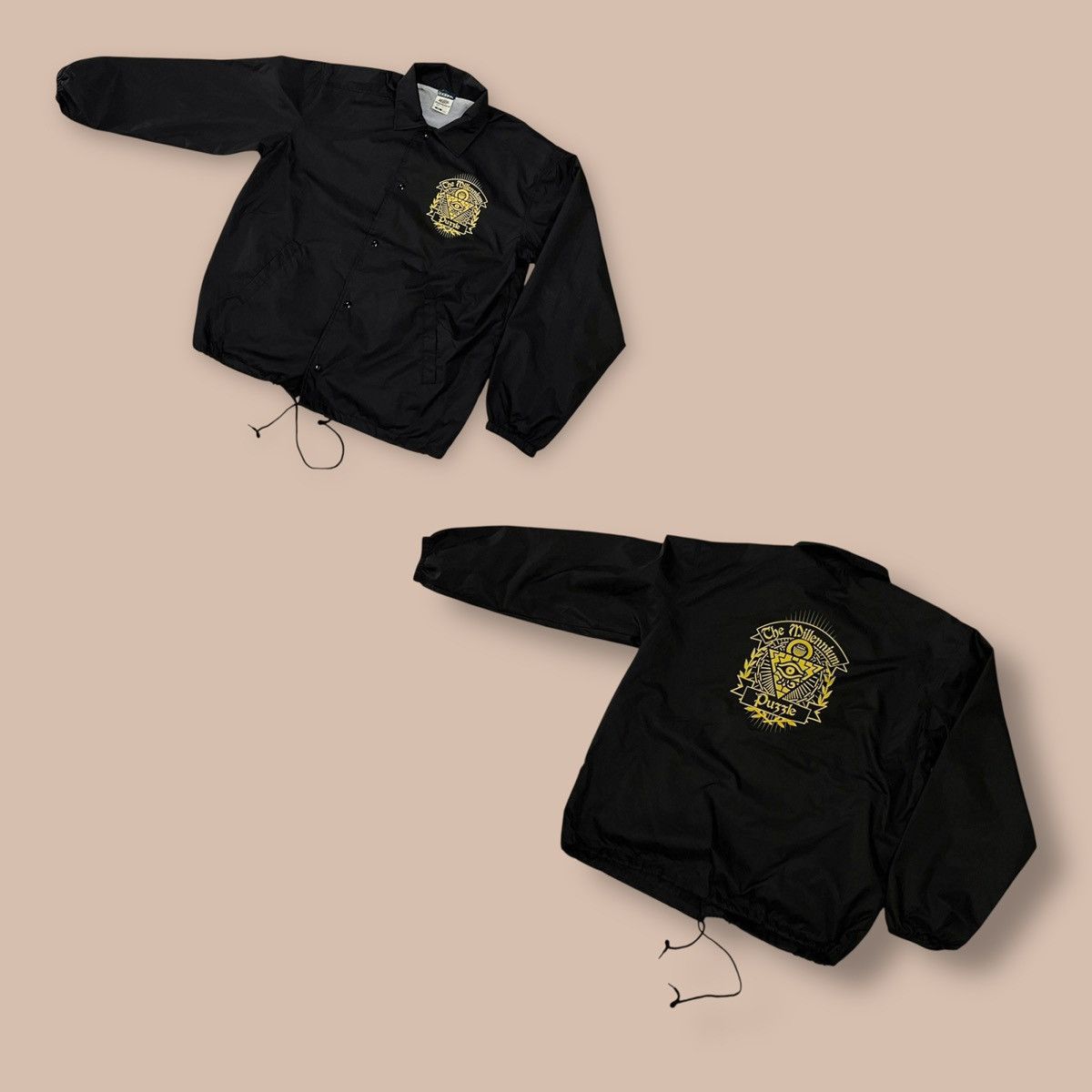 Anime COSPA Yugi-Oh "The Millennium Puzzle" Nylon Jacket Size US M / EU 48-50 / 2 - 1 Thumbnail