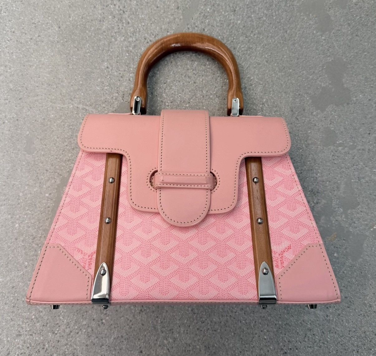 Goyard Goyard Pink Purse RARE 2008 PM Saigon Sakura Pearl Japan Size ONE SIZE - 2 Thumbnail