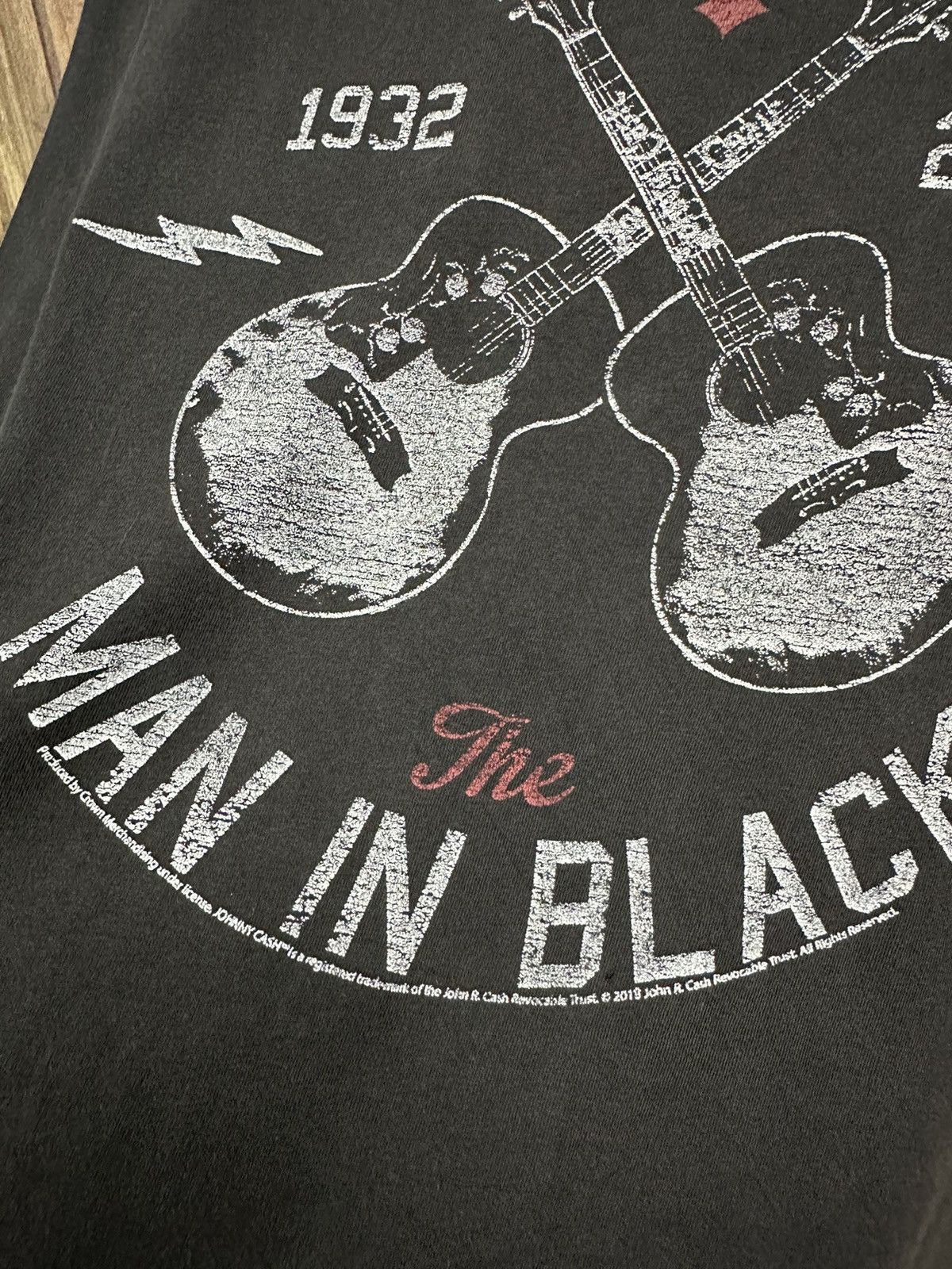 Band Tees Johny Cash The Man In Black 2019 Promo A555 Size US M / EU 48-50 / 2 - 2 Thumbnail