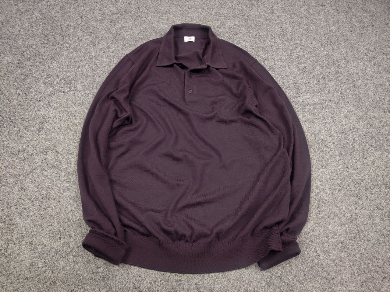 SPOKE Spoke Design merino wool Long Sleeve Polo Button Sweater Size US M / EU 48-50 / 2 - 3 Thumbnail
