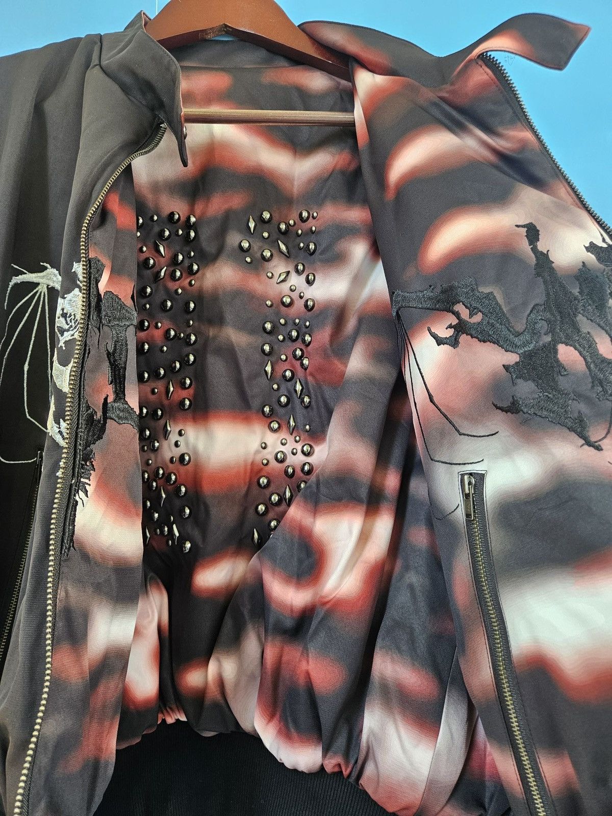Mowalola EXTREMELY RARE!!! Mowalola Reversible Bomber Jacket Size US S / EU 44-46 / 1 - 5 Thumbnail