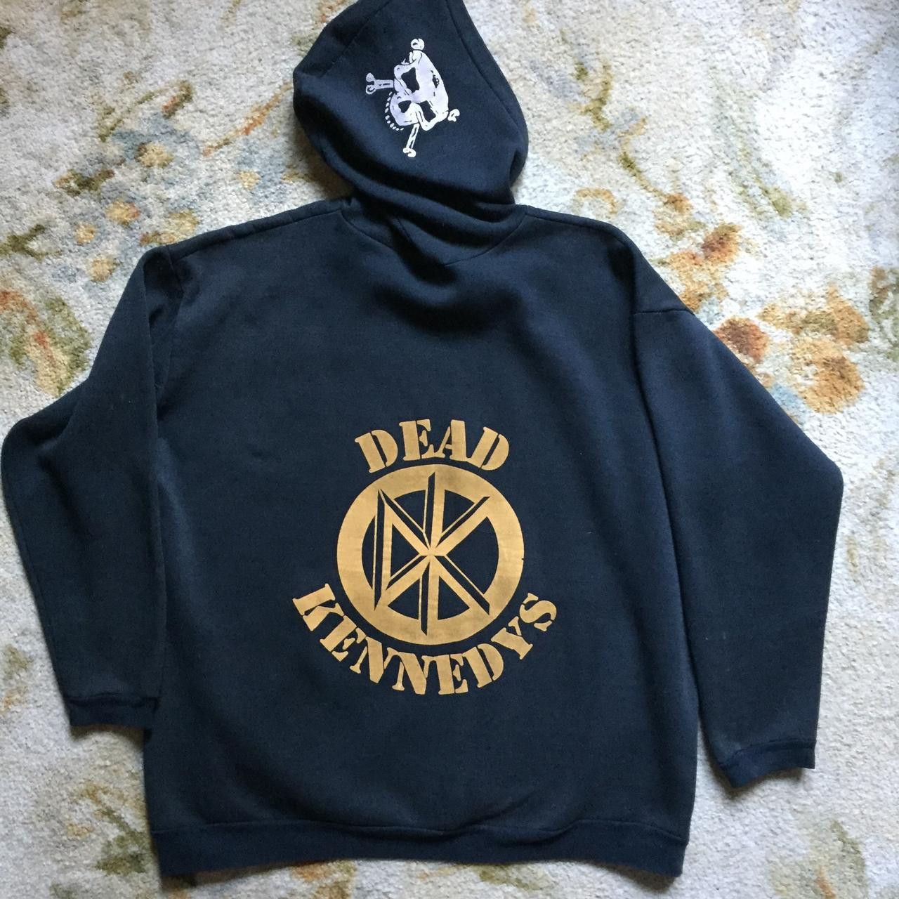 Vintage the exploited x dead kennedys 1980's hoodie Size US XXL / EU 58 / 5 - 3 Thumbnail