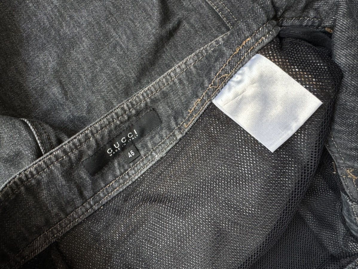 Gucci × Tom Ford Gucci by Tom Ford Old Money Denim skirt Size 32" / US 10 / IT 46 - 6 Thumbnail