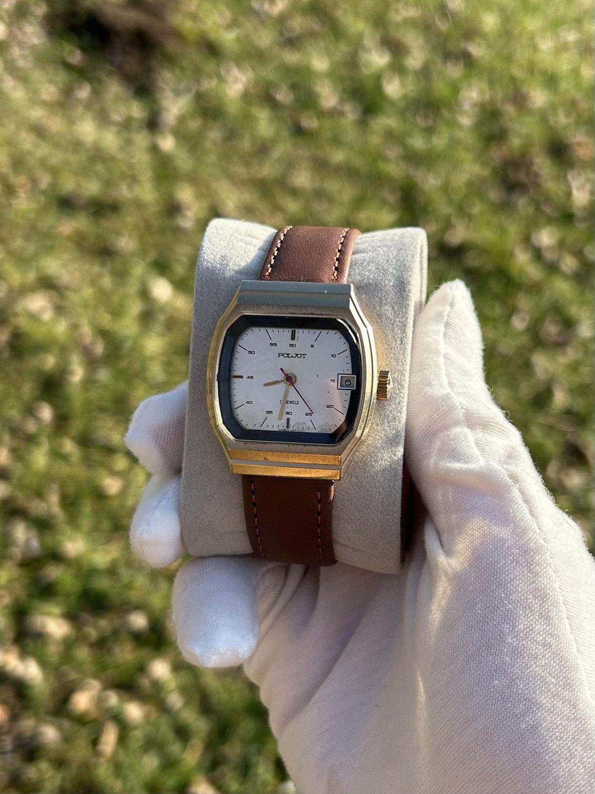 Vintage Vintage Watch Poljot USSR Soviet Mechanical 1980s Size ONE SIZE - 10 Thumbnail