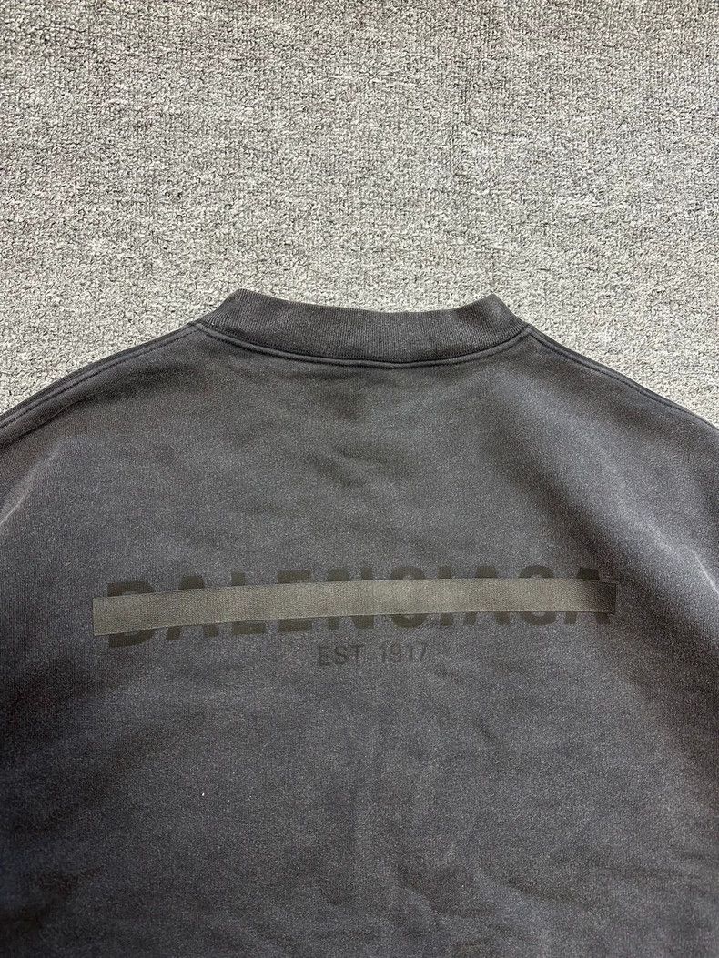 Balenciaga Balenciaga 22 FW Stripped Thread Pullover Sweatshirt 2502-N Size US S / EU 44-46 / 1 - 6 Thumbnail
