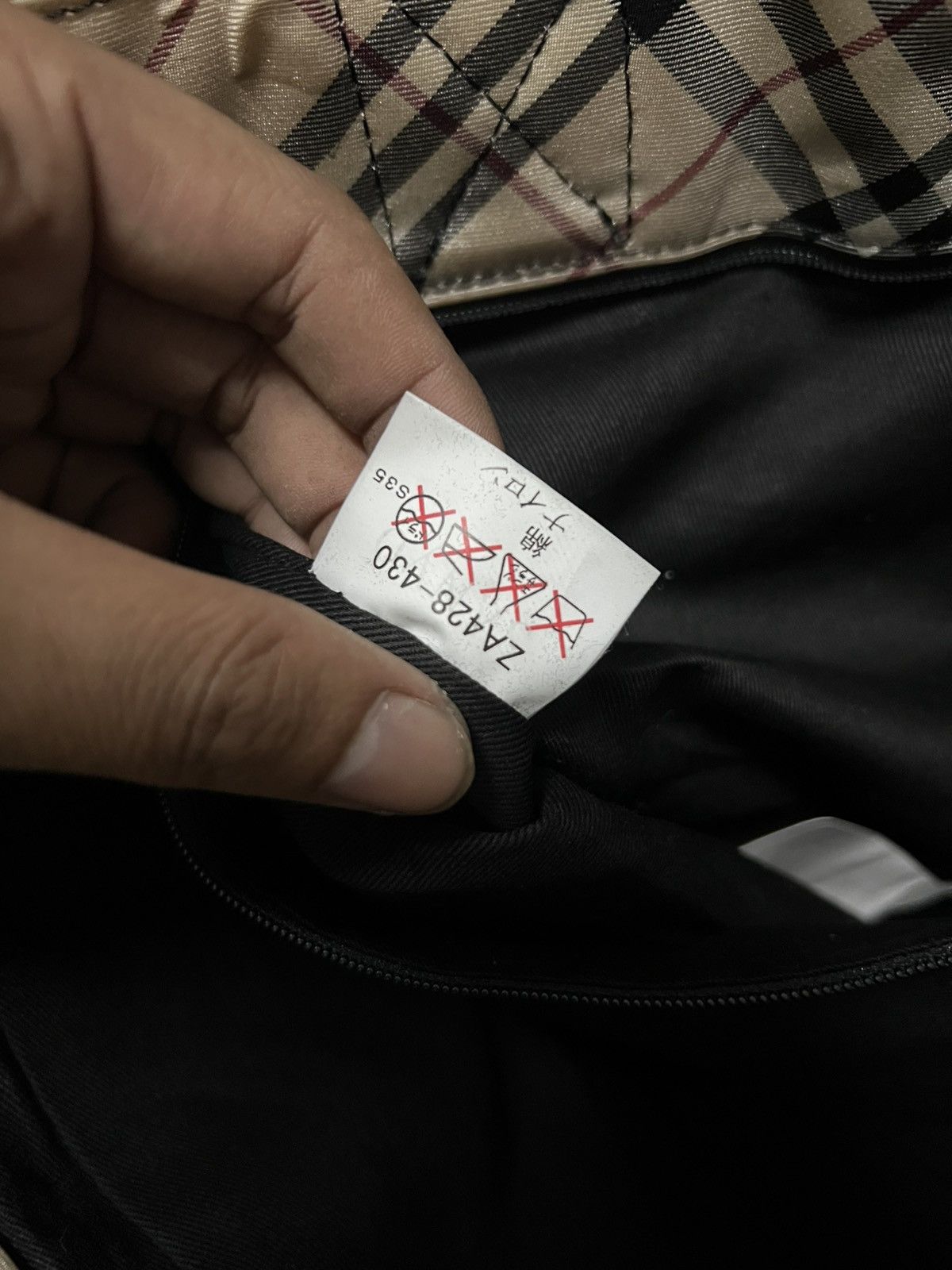 Burberry Vintage Burberry Denim nova Check Size ONE SIZE - 4 Thumbnail