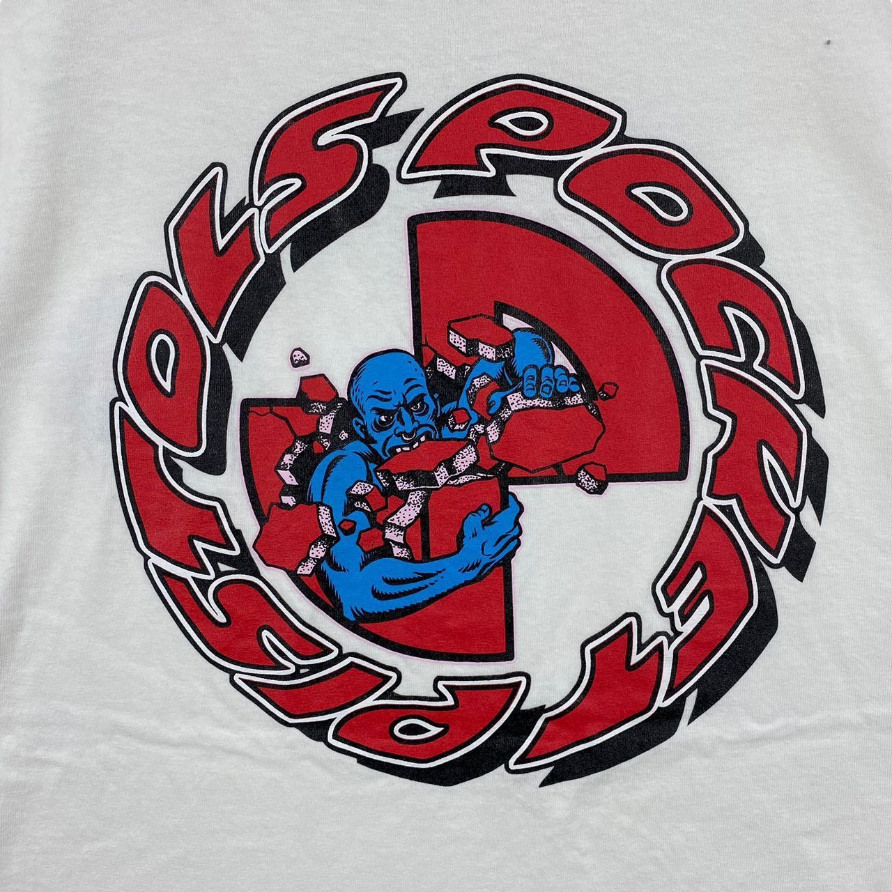 Powell Peralta × Santa Cruz Skateboards × Vintage Vintage 00's POCKET PISTOLS SKATES Big Logo Skate Tee Shirt Size US M / EU 48-50 / 2 - 2 Thumbnail