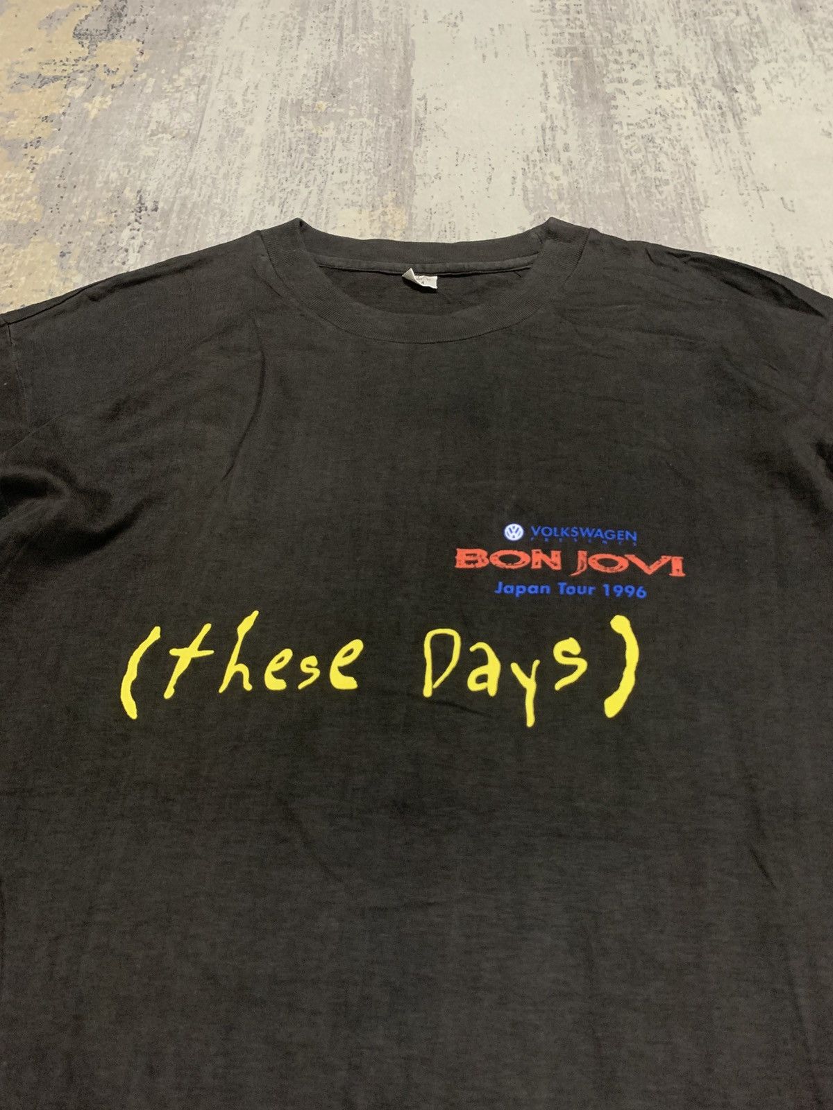 Band Tees Vintage 90s Bon Jovi Japan Tour 1996 Band Tees Size US M / EU 48-50 / 2 - 2 Thumbnail