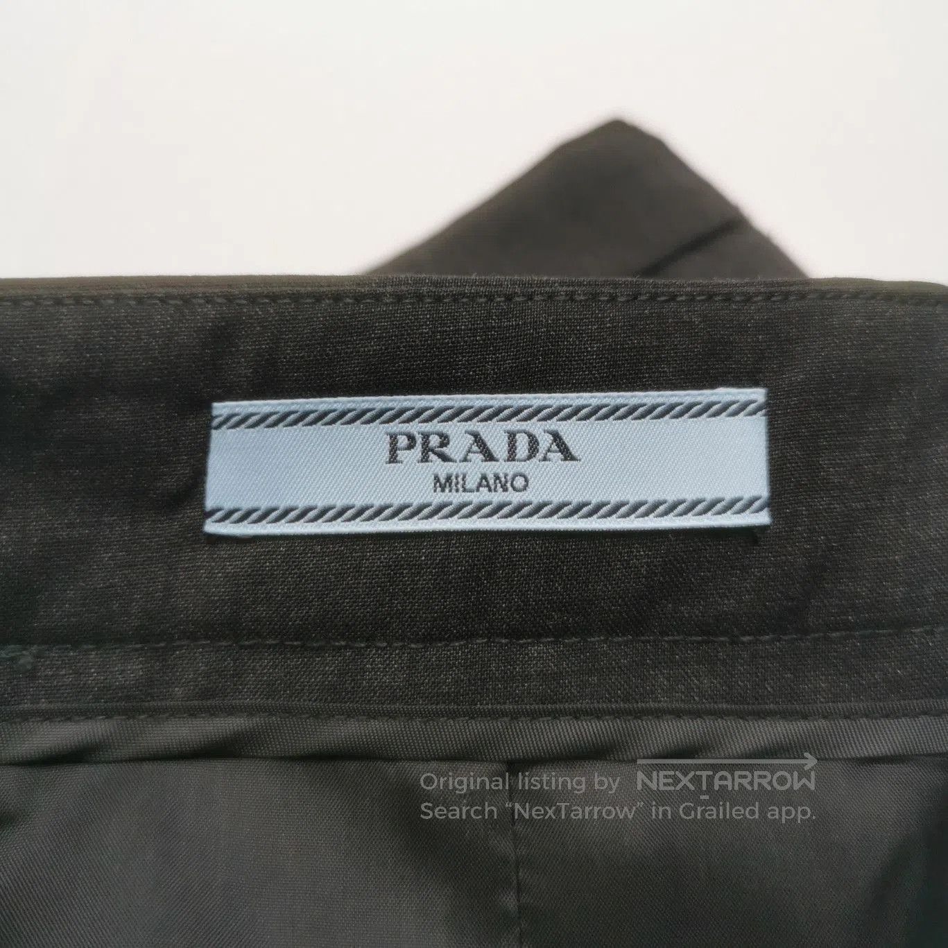Prada Prada Wool Solid Midi Skirt Size 4. Size 39" - 5 Thumbnail