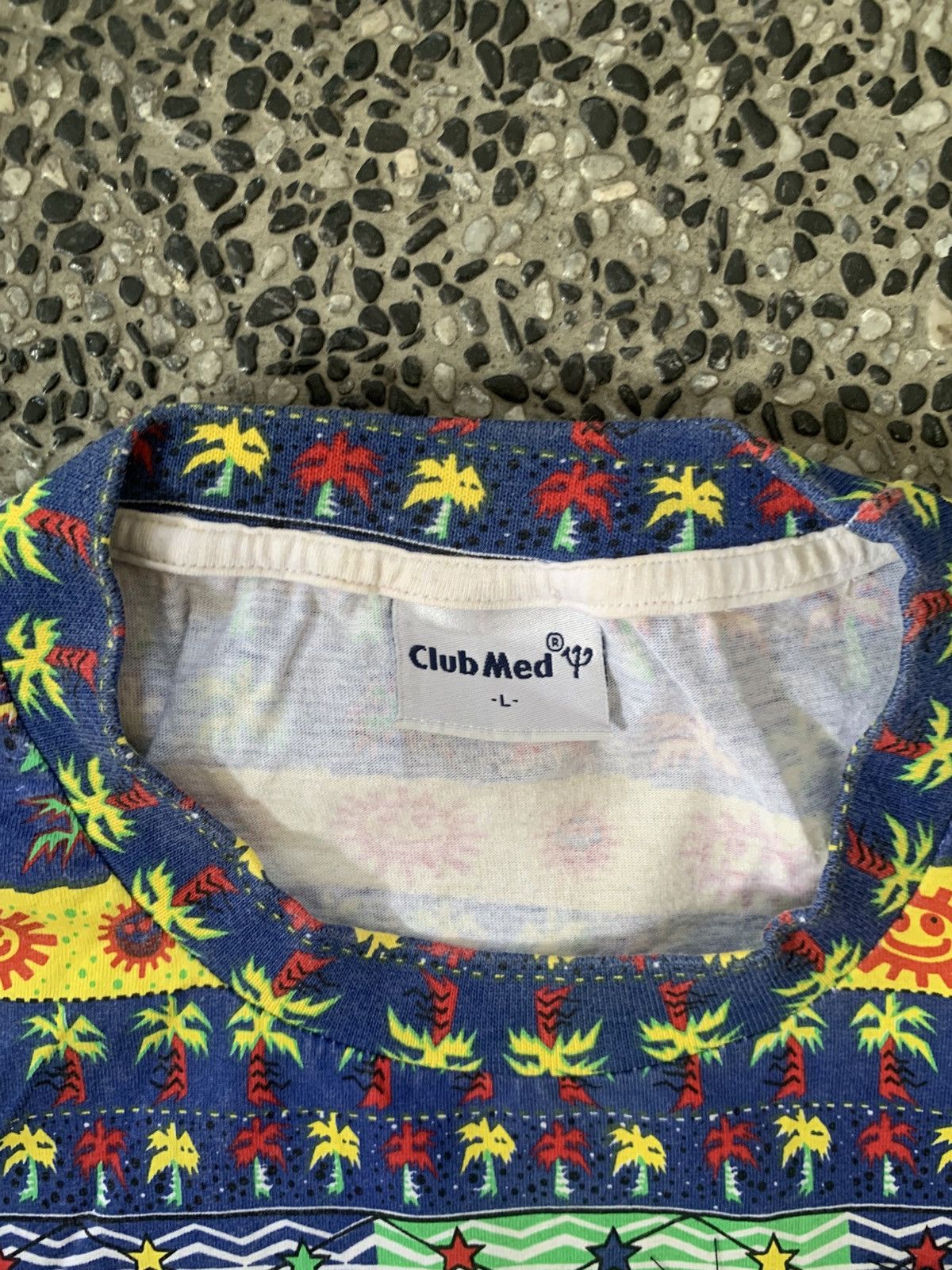 Vintage Vintage Club Med OVP / Full Print T shirt Size US L / EU 52-54 / 3 - 7 Thumbnail