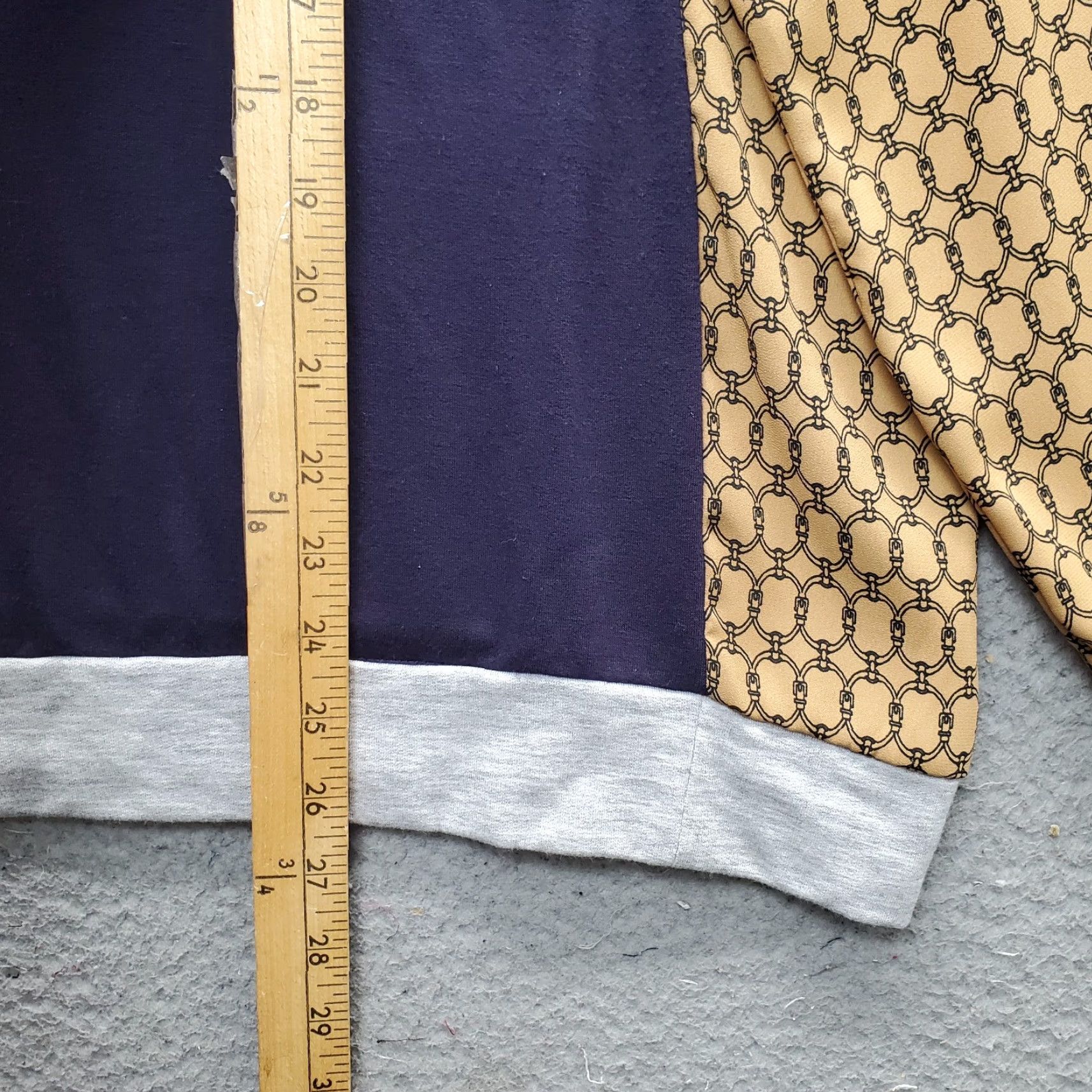 Drew Drew Womens XL Multicolor Geometric Fleece Lined Raglan Sweatshirt Size XL / US 12-14 / IT 48-50 - 3 Thumbnail