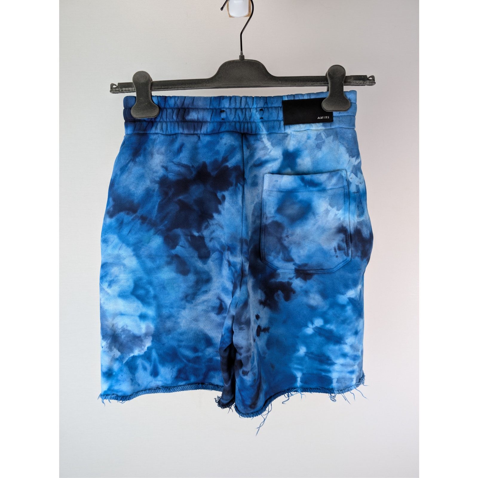 Amiri o1rshd1 Tie Dye MA Sweatshort Shorts in Blue XL Size US 36 / EU 52 - 12 Thumbnail