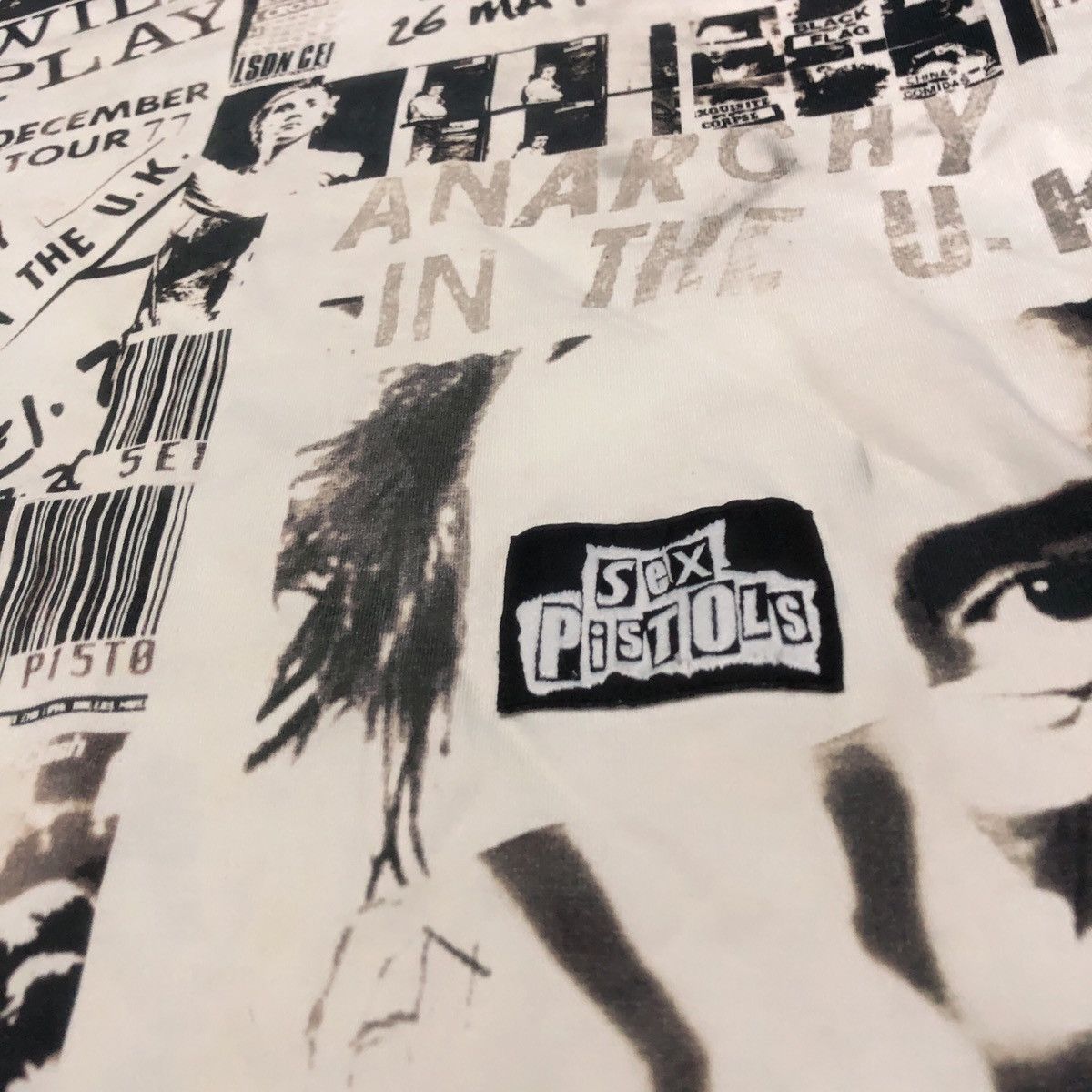 Band Tees × Japanese Brand × Seditionaries Sex Pistol Punk Collage Tshirt Black Flag The Clash Size US M / EU 48-50 / 2 - 5 Thumbnail