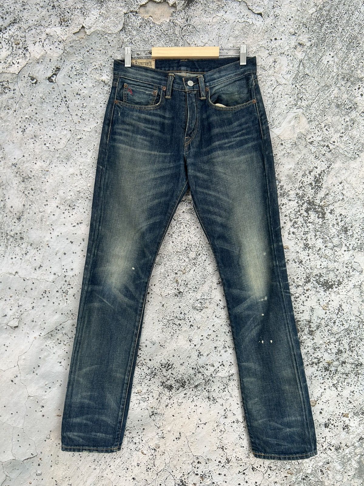 Polo Ralph Lauren Vintage Polo Ralph Lauren Selvedge Denim Washed 90s Rare Size US 29 - 1 Thumbnail