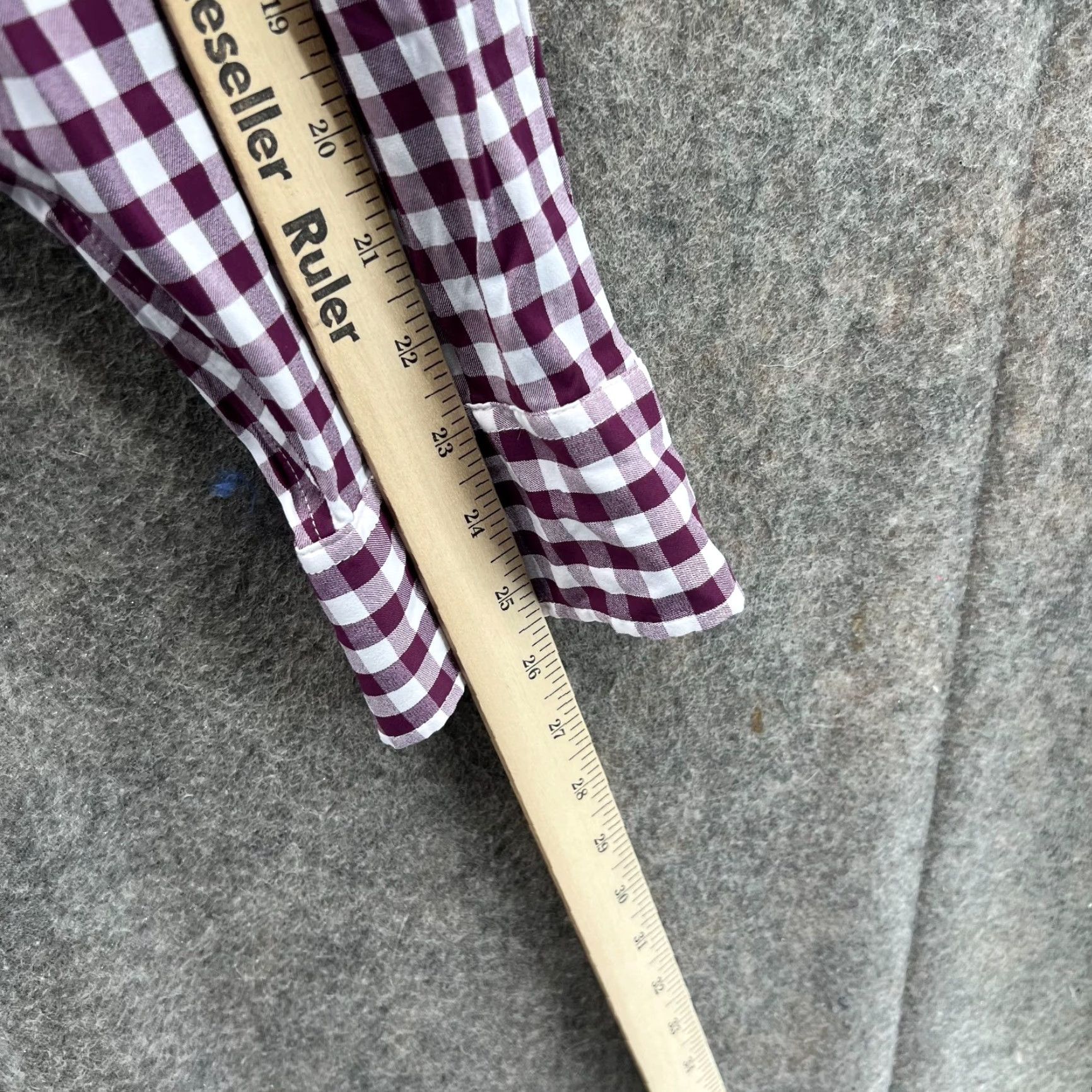 Bonobos VINTAGE Bonobos Shirt Men XXL Purple Check Button-Down Slim Fit Casual/Business/Formal Wear Size US XXL / EU 58 / 5 - 5 Thumbnail