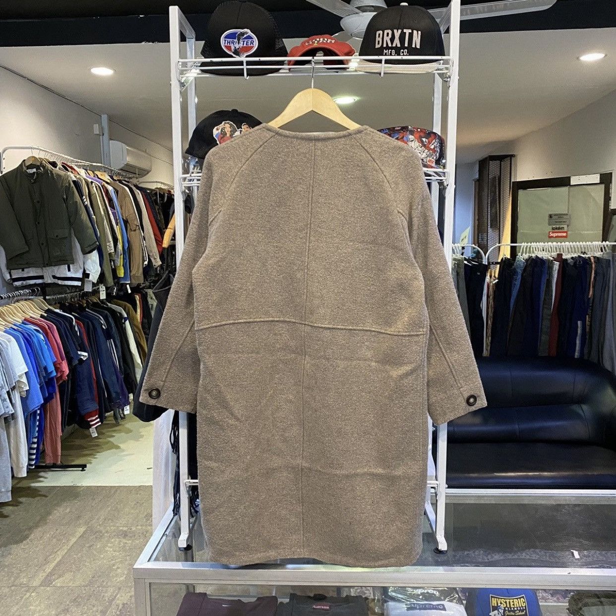 Comme Ca Ism × Japanese Brand Comme ca ism Onigiri Open Collar Button Coats Size L / US 10 / IT 46 - 2 Thumbnail