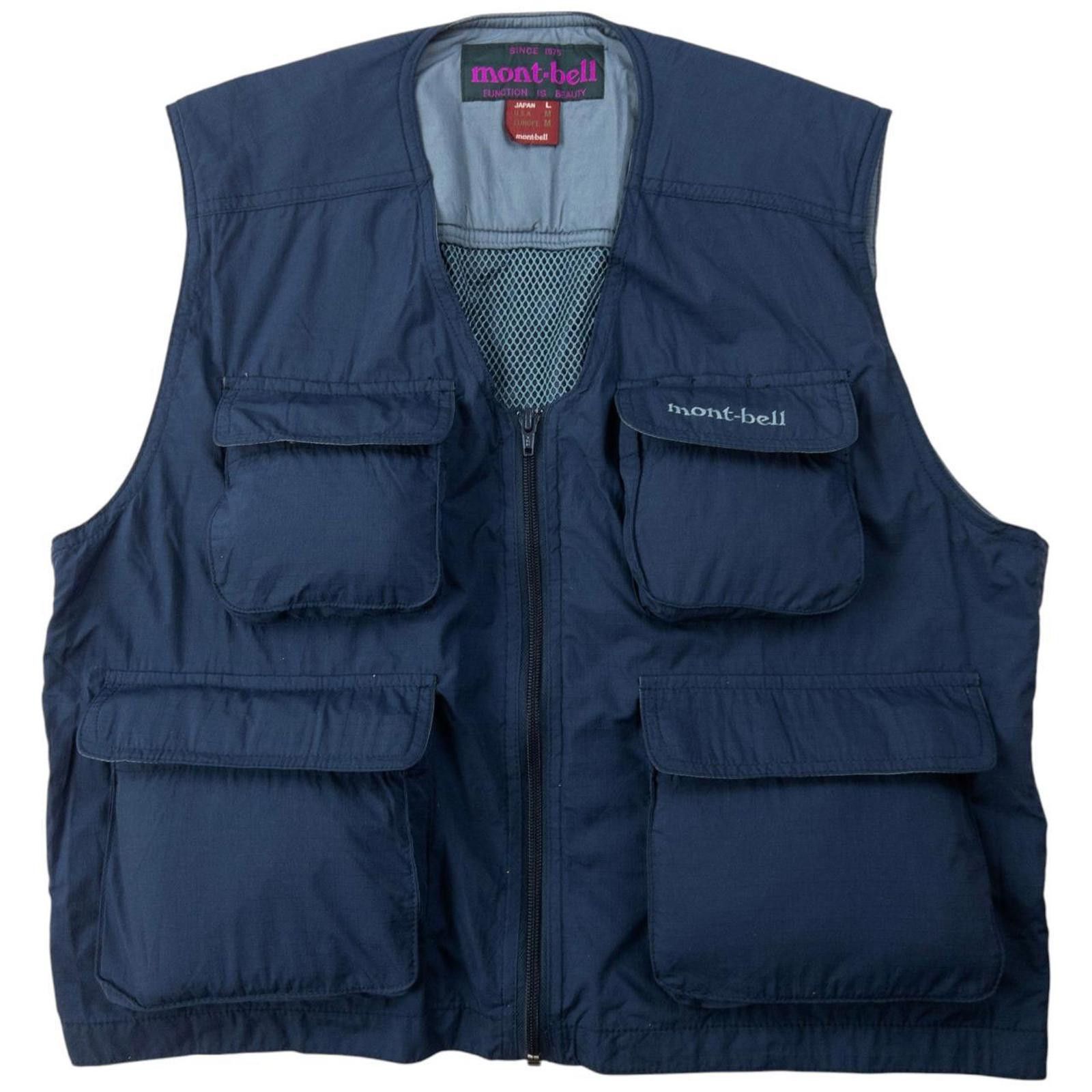Montbell Vintage Montbell Cargo Gilet Vest Size M Size US M / EU 48-50 / 2 - 1 Thumbnail
