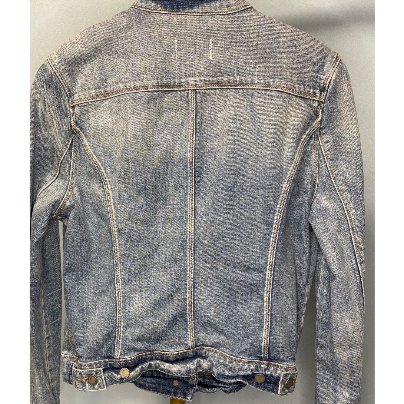 Paige PAIGE Denim Jean Jacket Madigan Distressed Trucker | Size L Size L / US 10 / IT 46 - 4 Thumbnail