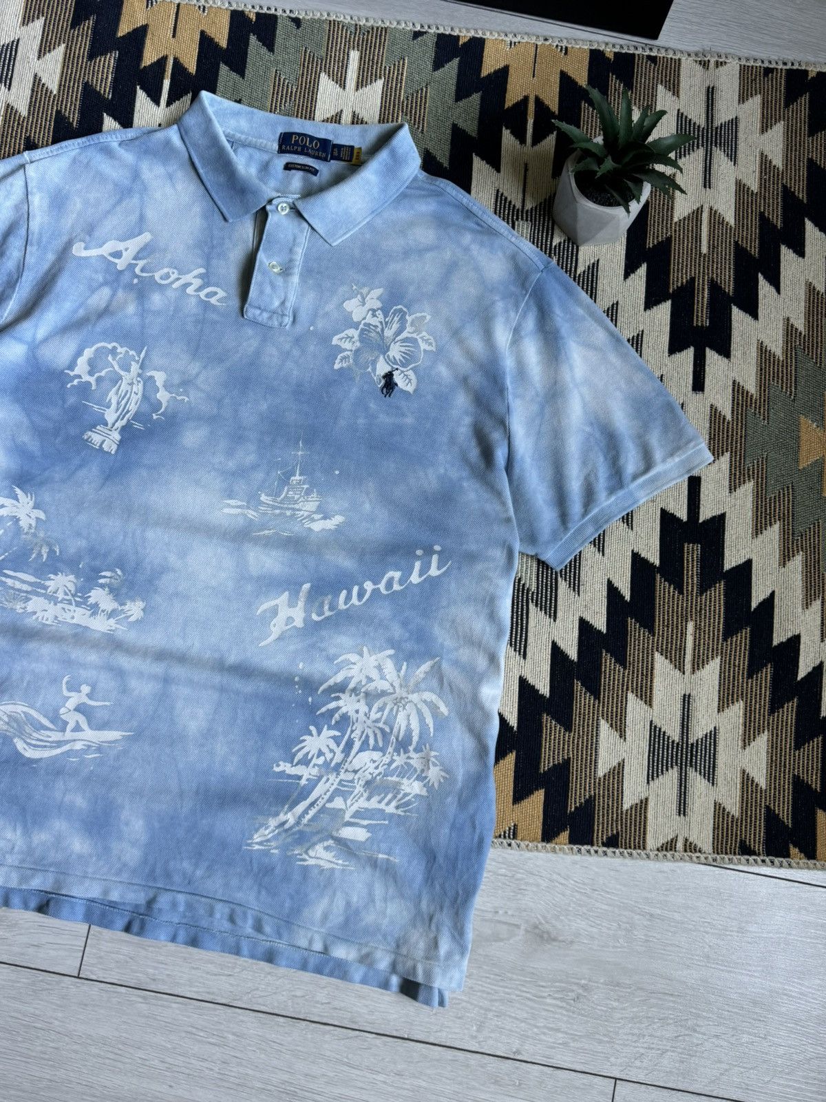 Polo Ralph Lauren Vintage Polo Ralph Lauren Aloha Hawaii T-shirt Size US XL / EU 56 / 4 - 3 Thumbnail