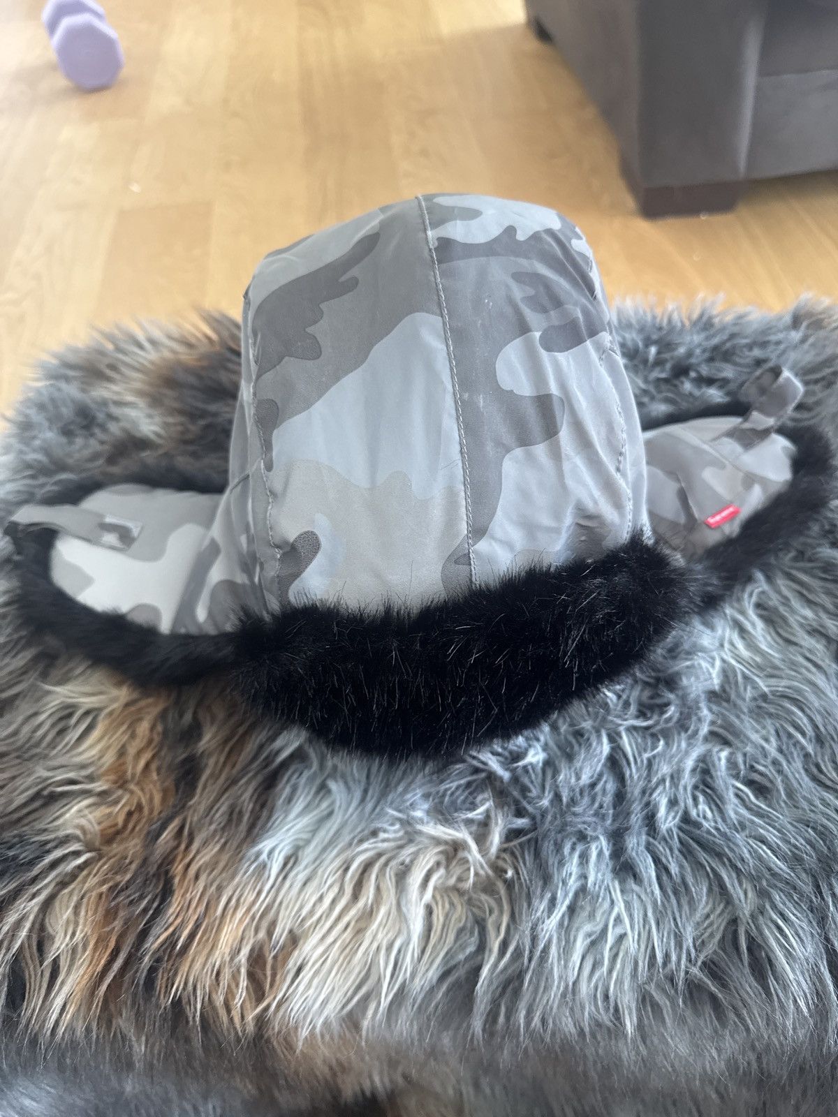 Supreme supreme camo holografic winter furr Size ONE SIZE - 3 Thumbnail