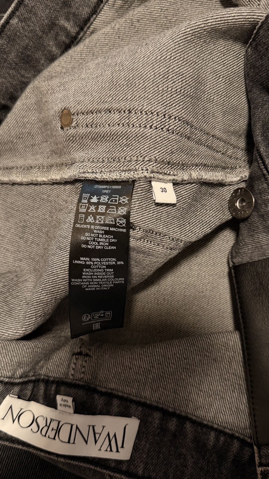 JW Anderson JW Anderson Twisted Workwear Denim Size US 30 / EU 46 - 5 Thumbnail