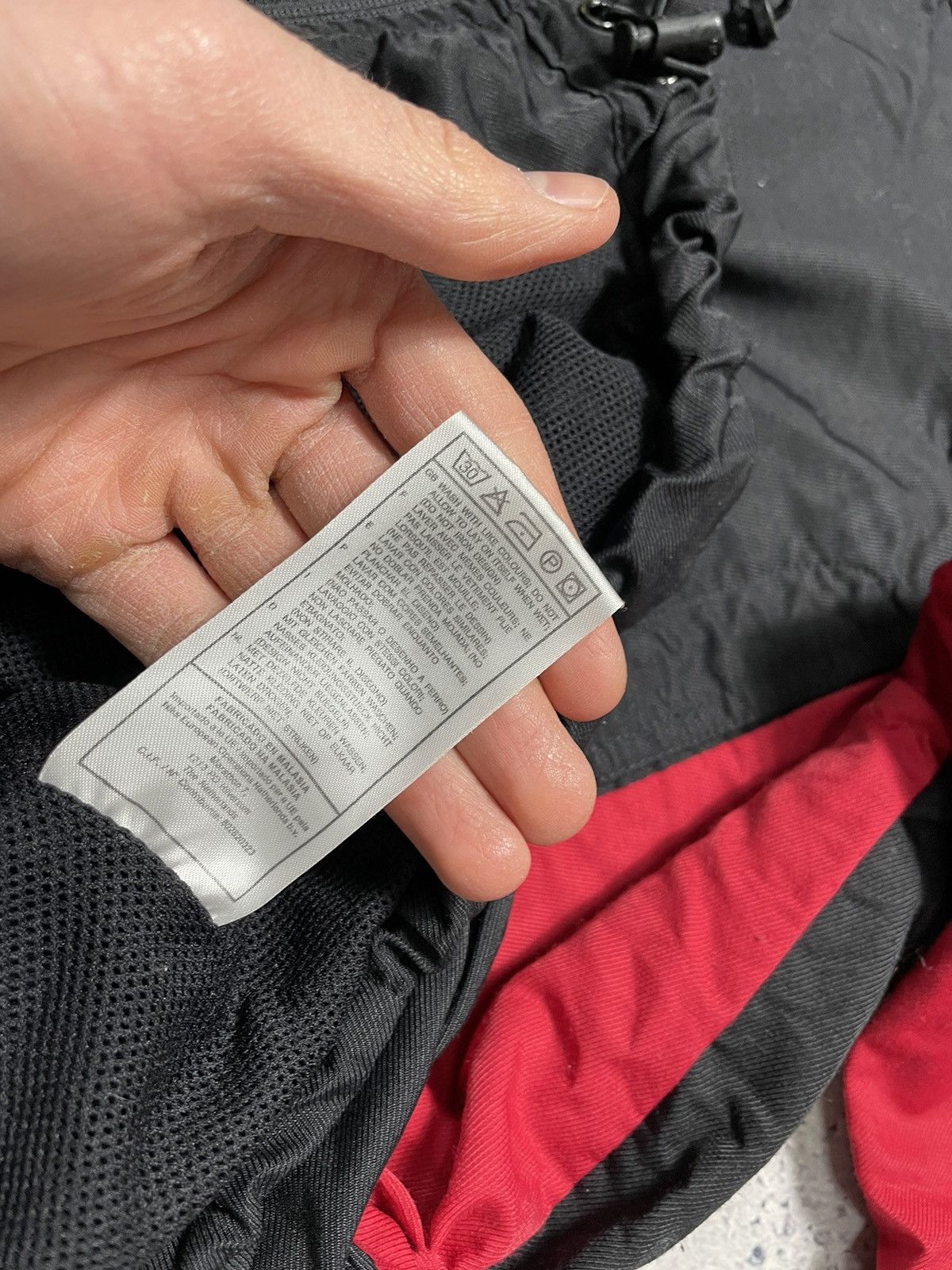 Nike × Vintage Vintage 90s Nike Jacket Big Swoosh Drill Y2K Rare Size US L / EU 52-54 / 3 - 13 Thumbnail