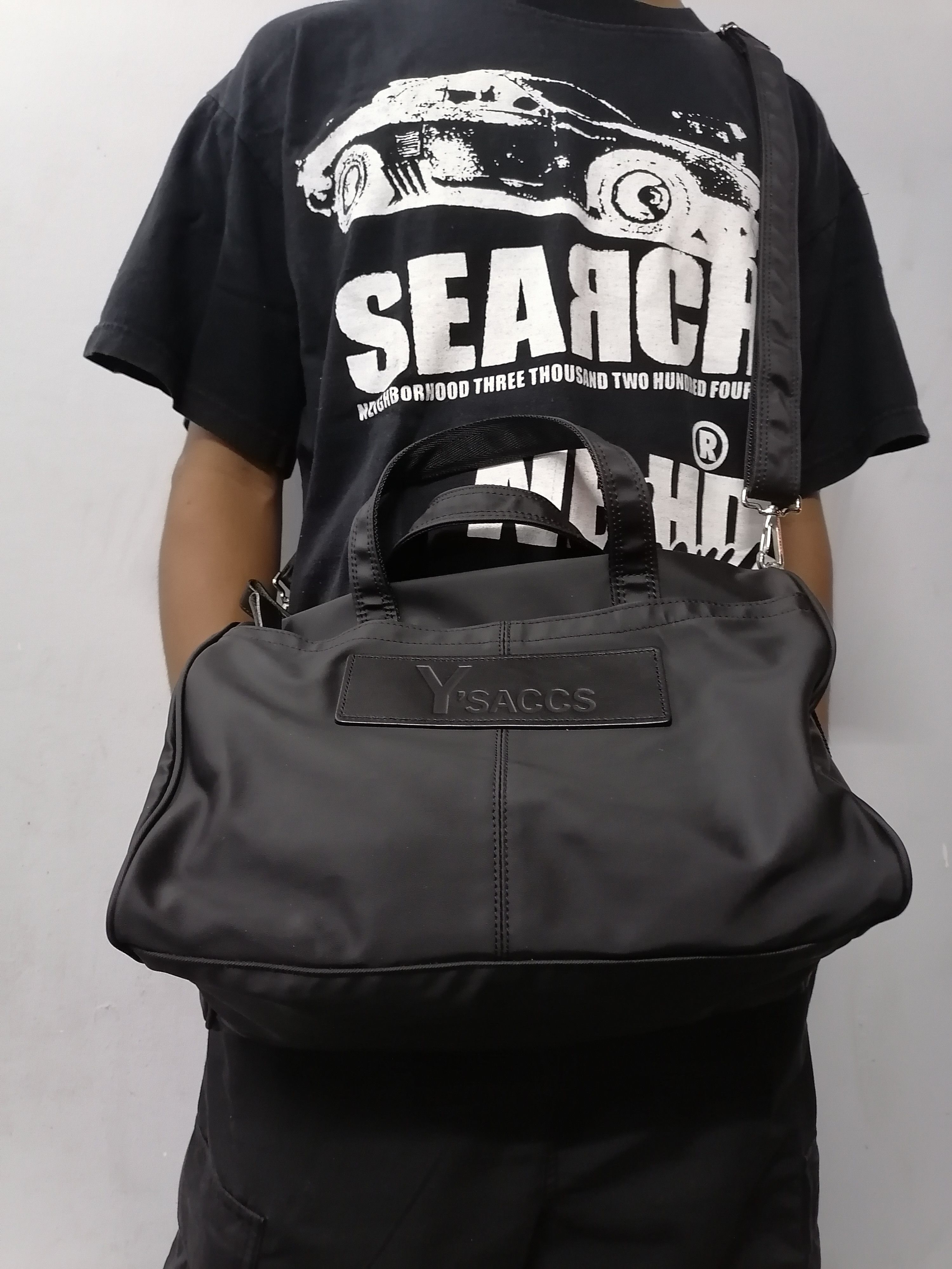 Designer × Yohji Yamamoto Y'saccs By Yohji Yamamoto Black Crossbody Bag Size ONE SIZE - 2 Thumbnail