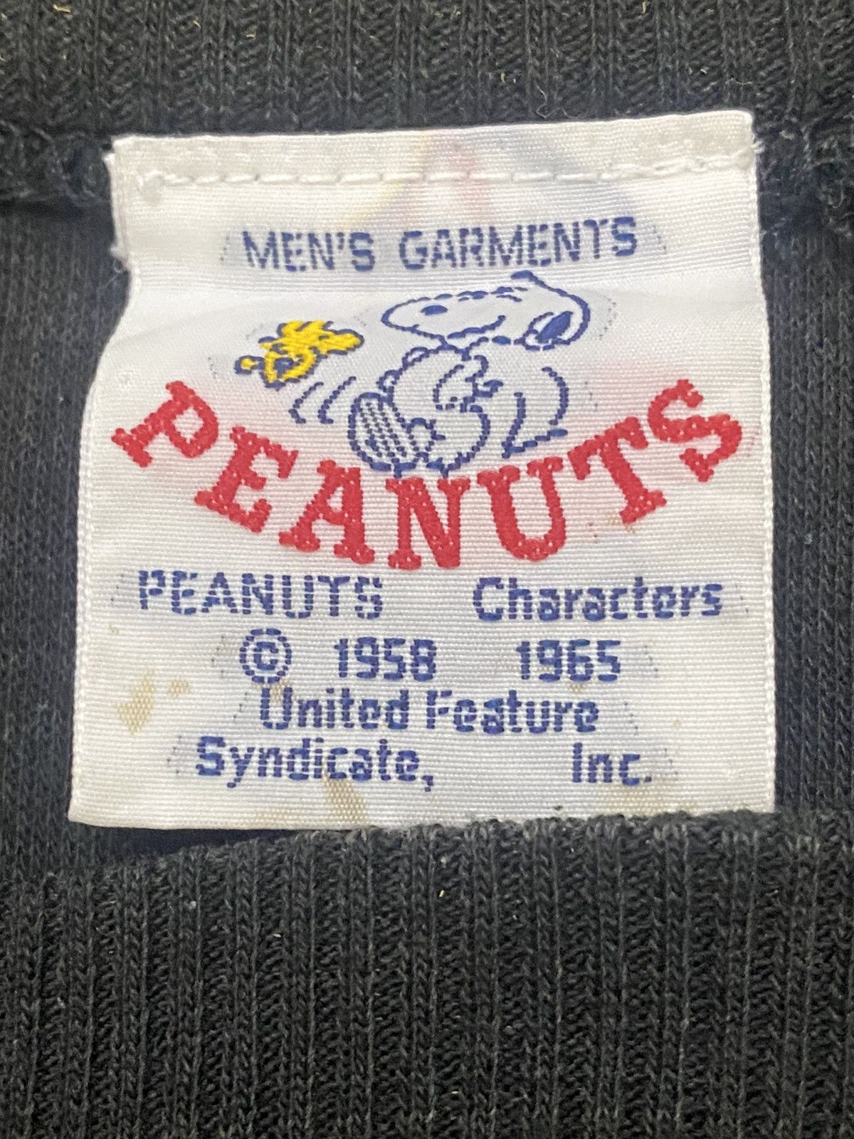 Peanuts × Vintage VINTAGE SNOOPY PEANUTS MEN GARMENT BIG LOGO EMBROIDERY Size US L / EU 52-54 / 3 - 6 Thumbnail