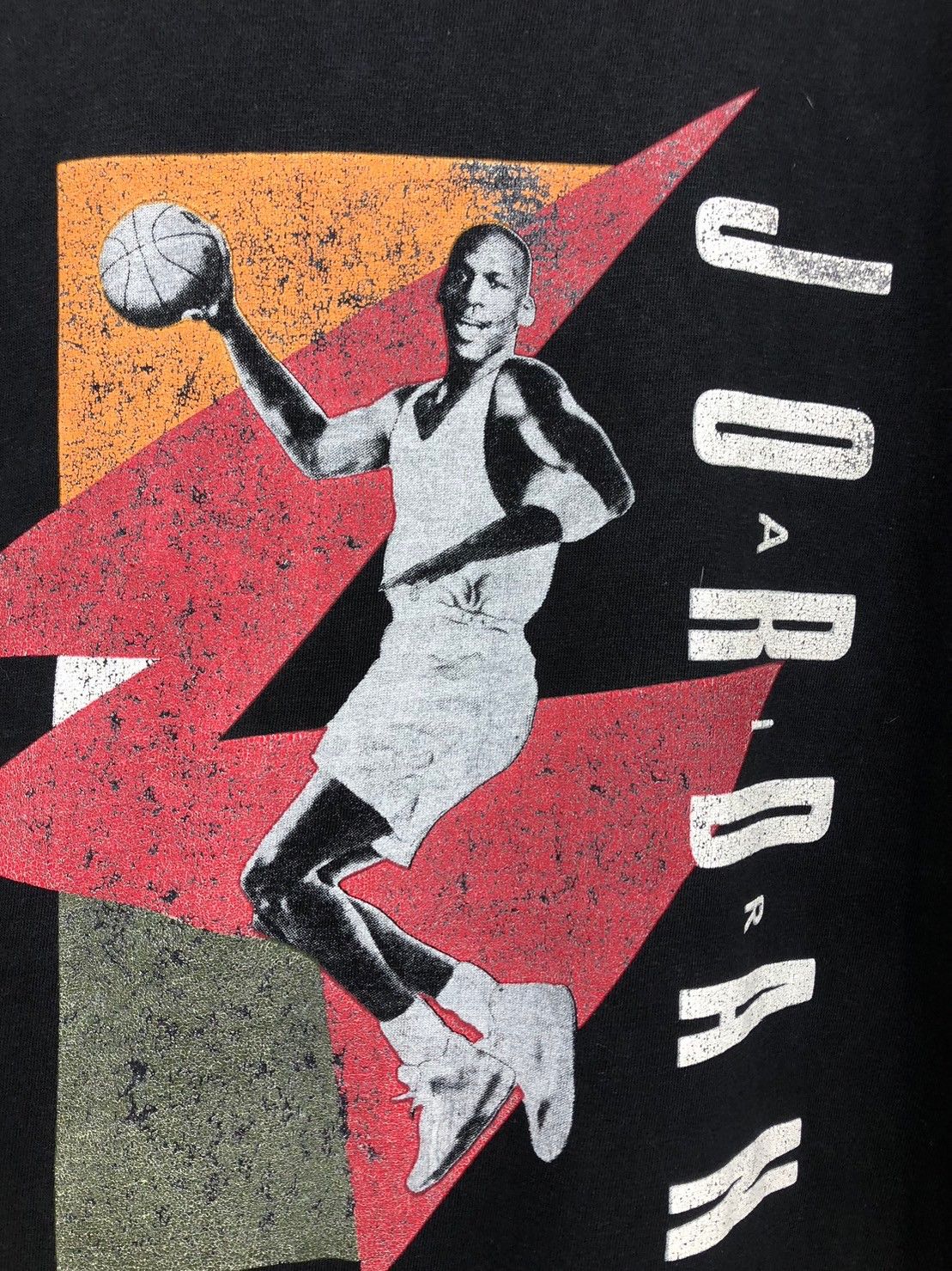 Jordan Brand × Nike × Vintage Vintage 90's Nike Michael Jordan Gray Tag shirt wts01 Size US L / EU 52-54 / 3 - 3 Thumbnail