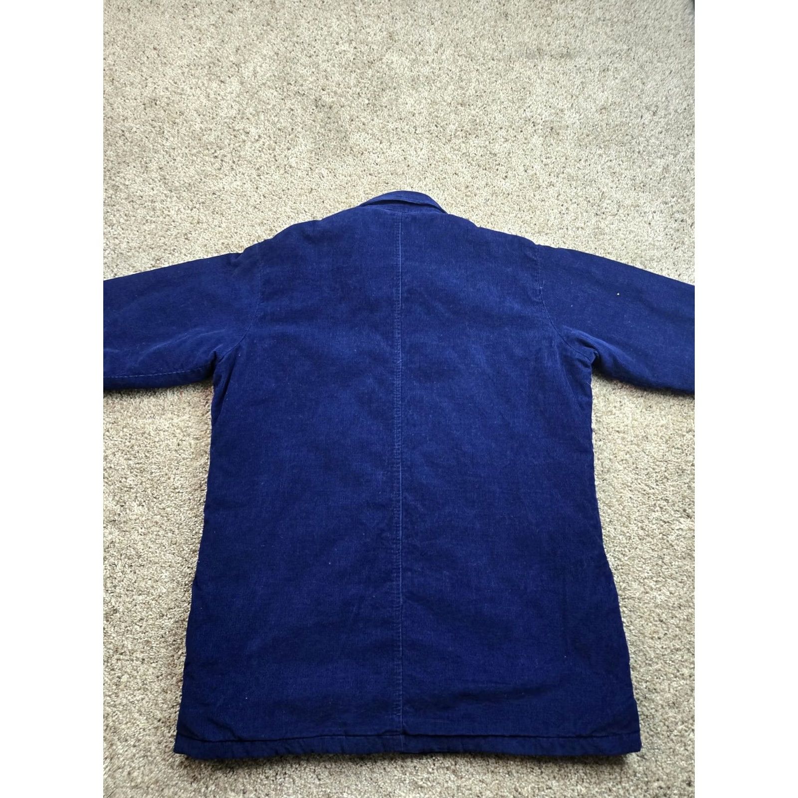 Vintage St. Johns Bay Shirt Jacket Mens Large Blue Corduroy Lined Button Up 90s Jacket Size US L / EU 52-54 / 3 - 7 Thumbnail