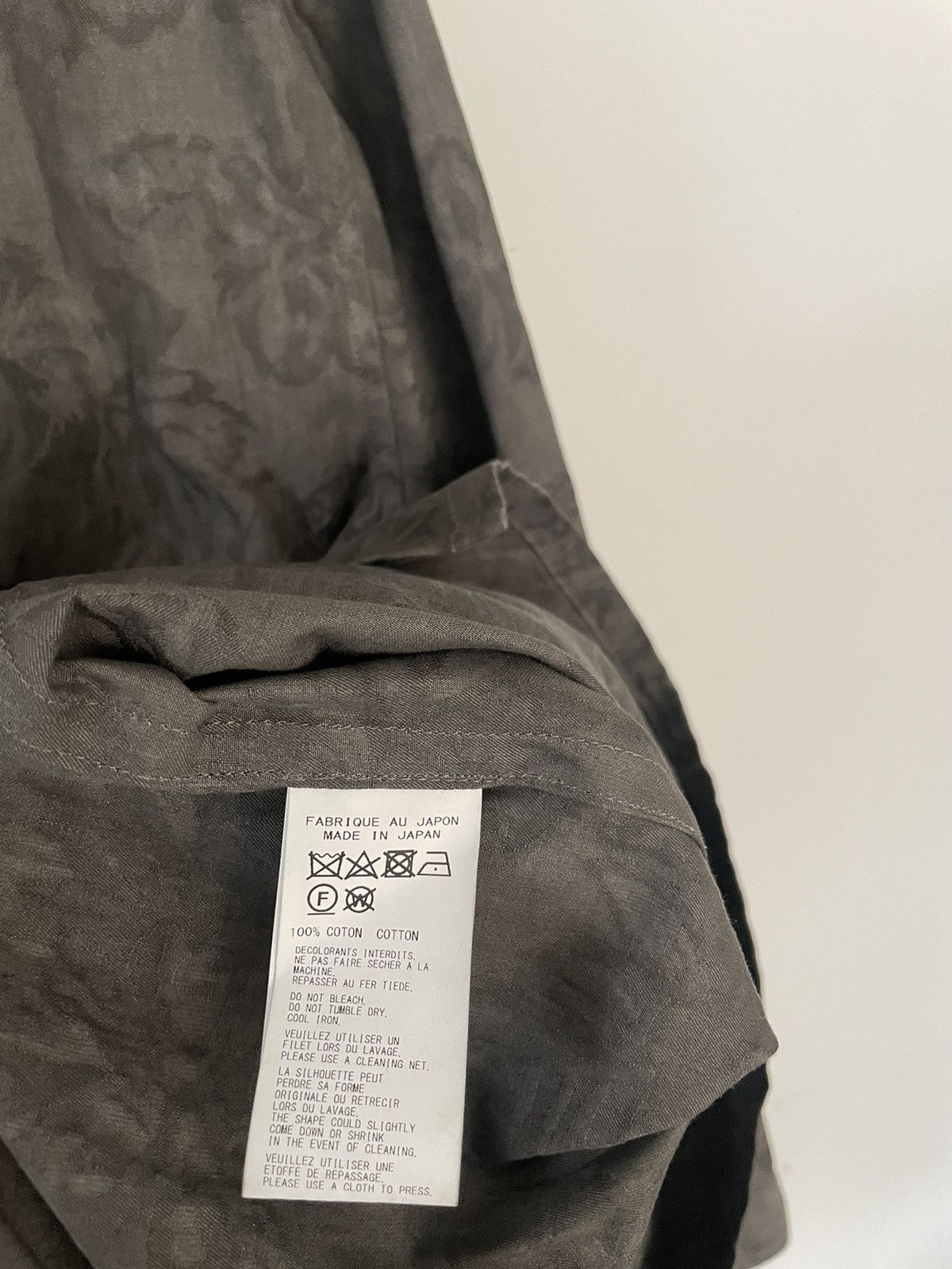 Yohji Yamamoto Floral shirt with double collar Size US M / EU 48-50 / 2 - 10 Thumbnail