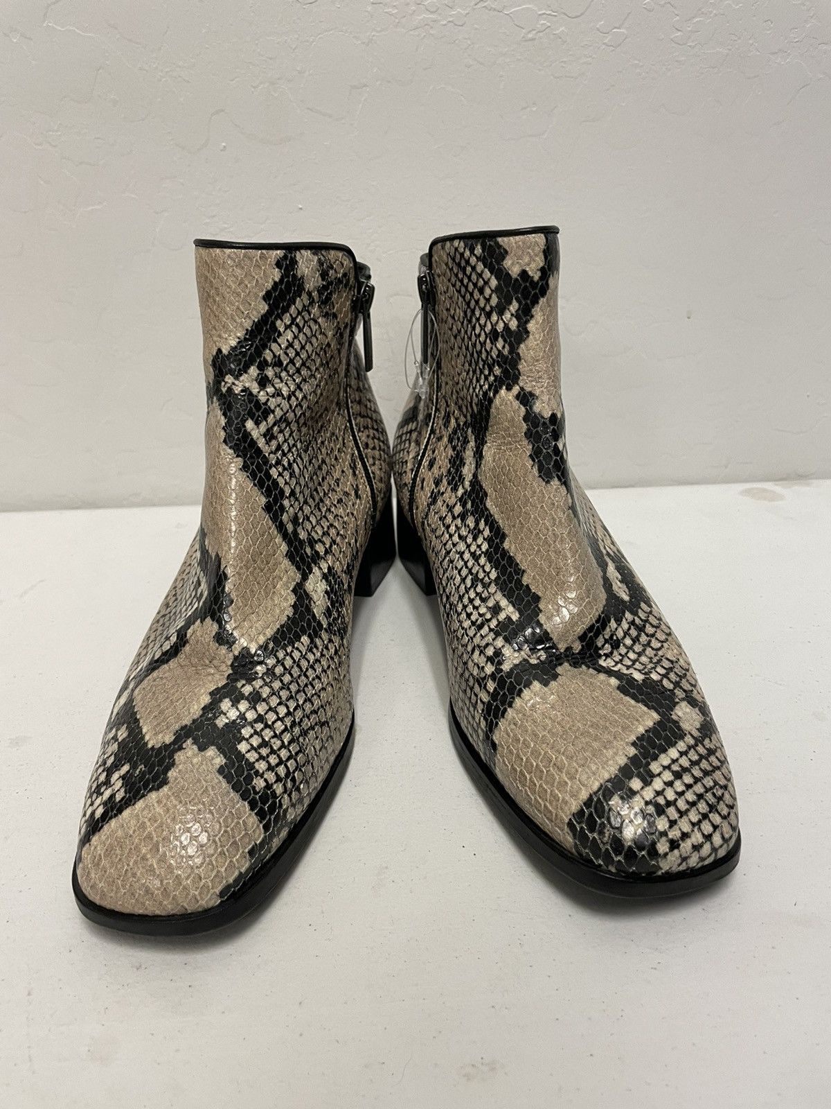 Aquatalia FUOCO Water Resistant Booitie in Snake Print Size US 10 / IT 40 - 2 Thumbnail