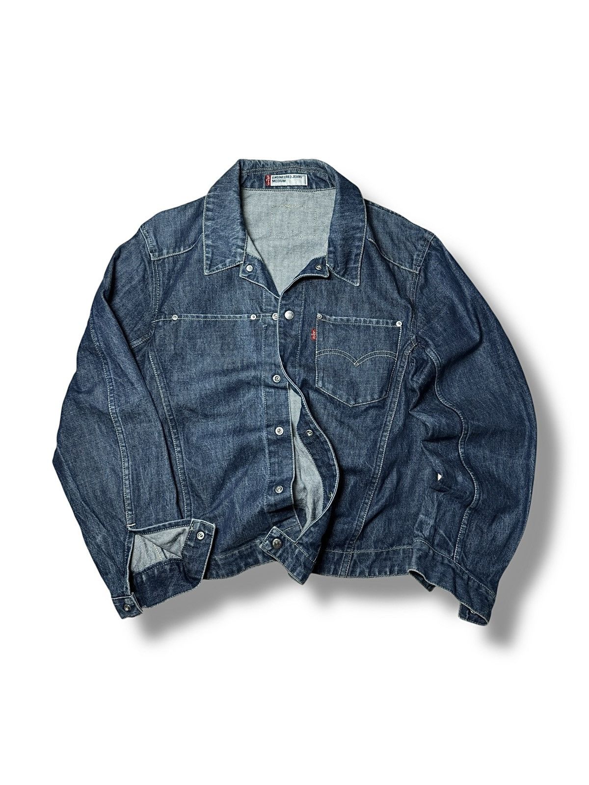 Levi's Vintage Levi's Engineered Jeans Jacket Denim Japan Y2K Size US M / EU 48-50 / 2 - 2 Thumbnail