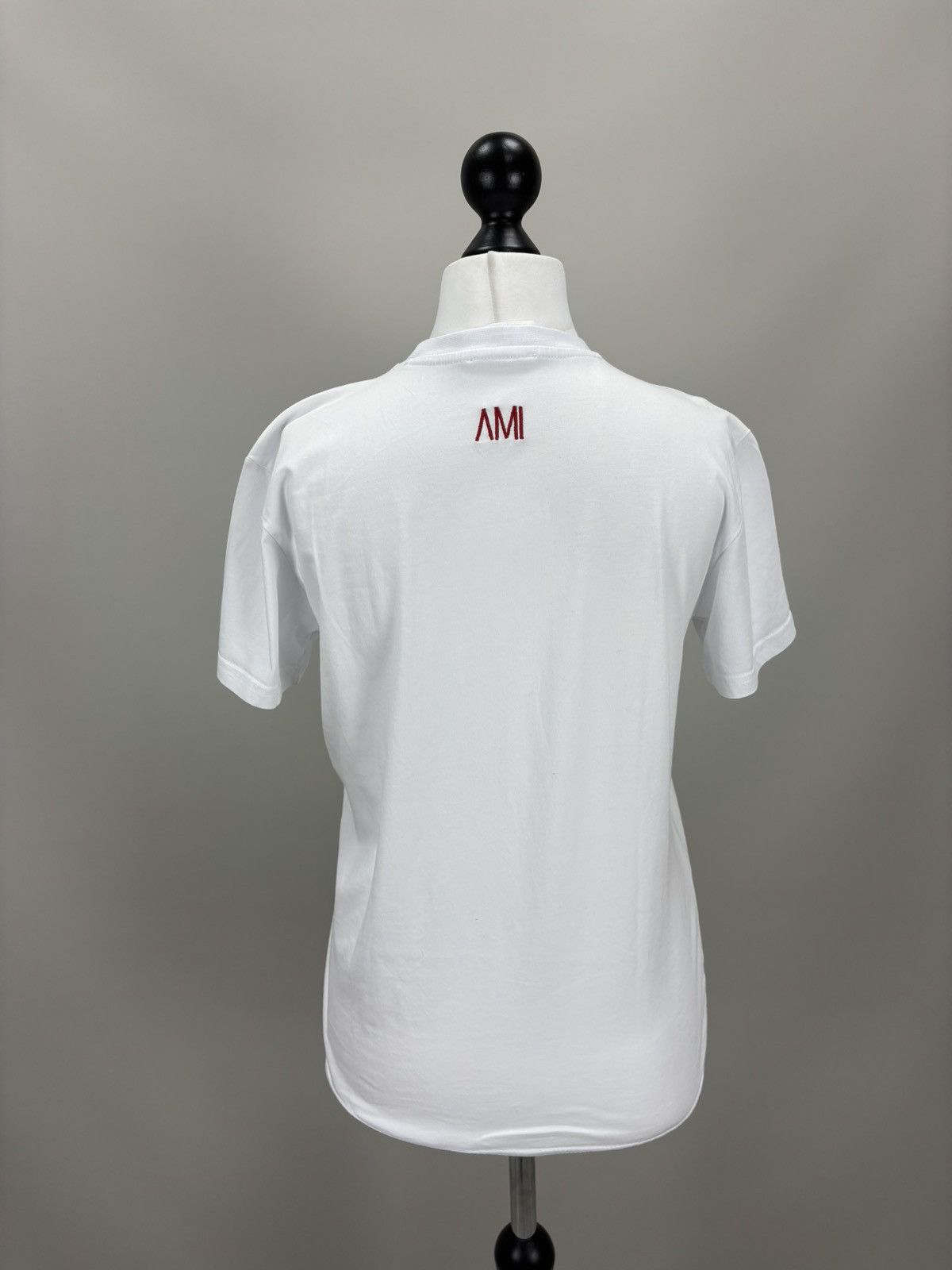 AMI Womens t shirt Alexandre Mattiussi AMI Size S Color White Size S / US 4 / IT 40 - 9 Thumbnail