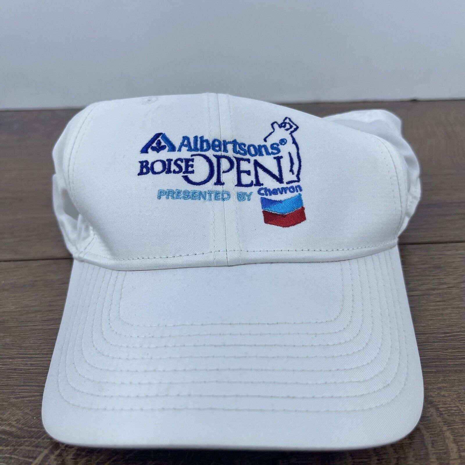 Nike Albertsons Boise Open Hat Nike Golf White Adjustable Hat Whi Size ONE SIZE - 3 Thumbnail