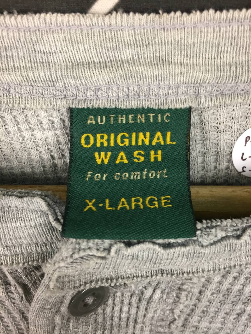 Uniqlo Uniqlo Authentic Original Wash Waffle Knit Henley Tee Size US XL / EU 56 / 4 - 11 Thumbnail