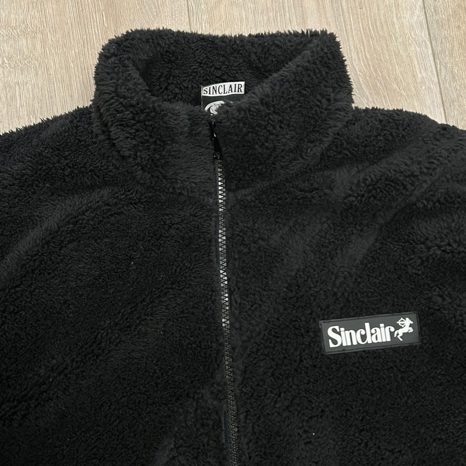 Sinclair Global Sinclair Black Fleece Sincozy Zip Up Jacket size Large L B11 Size US L / EU 52-54 / 3 - 6 Thumbnail
