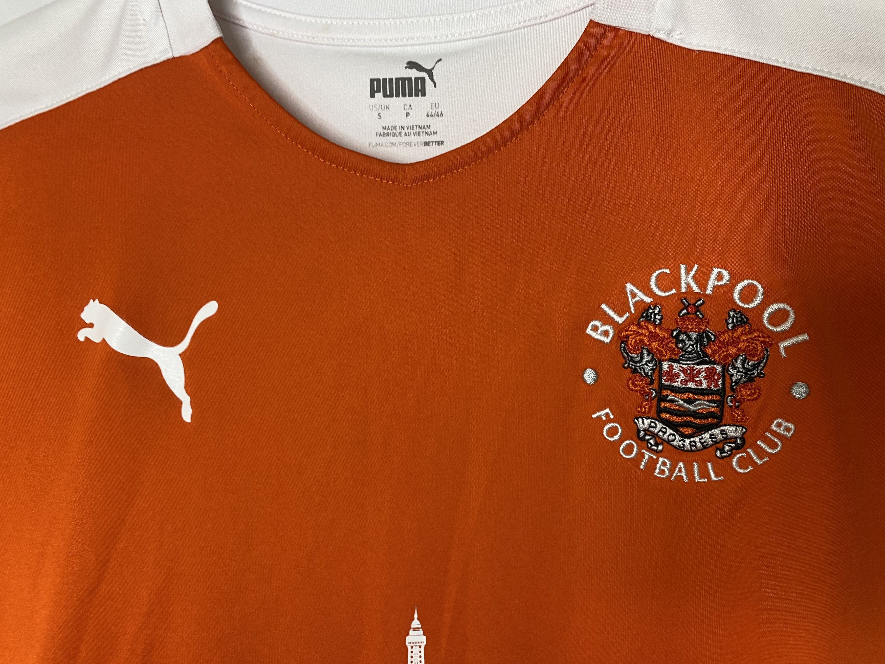 Puma BLACKPOOL FC 2020 2021 HOME FOOTBALL SHIRT SOCCER JERSEY Size US S / EU 44-46 / 1 - 5 Thumbnail