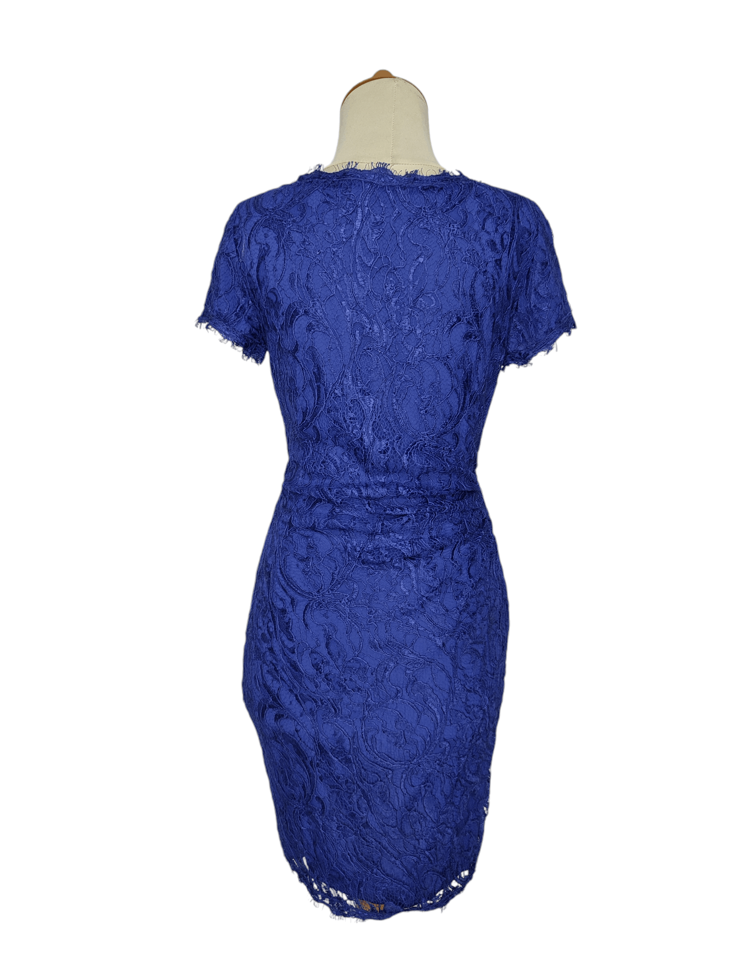 Emilio Pucci 2000s Emilio Pucci- Archive Lace Brocade Wrap Mini Dress Size S / US 4 / IT 40 - 4 Thumbnail