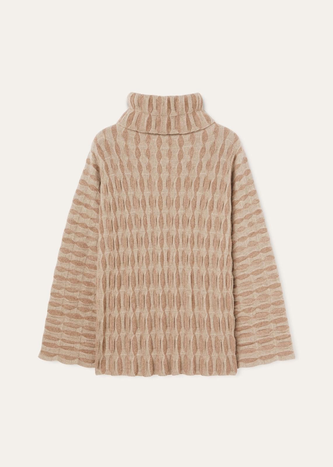 Loro Piana o1srvl11e0125 FAN9525 Ryoan-Ji Turtleneck Sweater Size L / US 10 / IT 46 - 2 Thumbnail