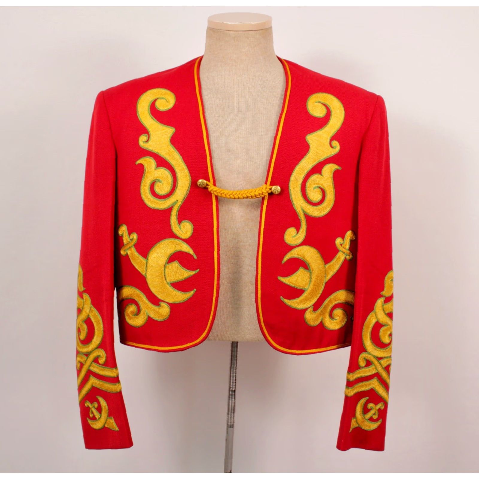 Vintage VINTAGE Men's VTG 40s Embroidered Shriner / Masonic Parade Outfit Set 1940s Jacket Pants Shirt Shoes? Size US 31 - 3 Thumbnail