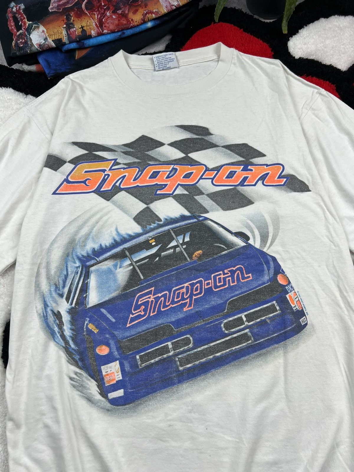 Vintage Vintage Snap-On 1994 Racing Motor NASCAR Style Y2K Tee Shirt Size US XL / EU 56 / 4 - 4 Thumbnail