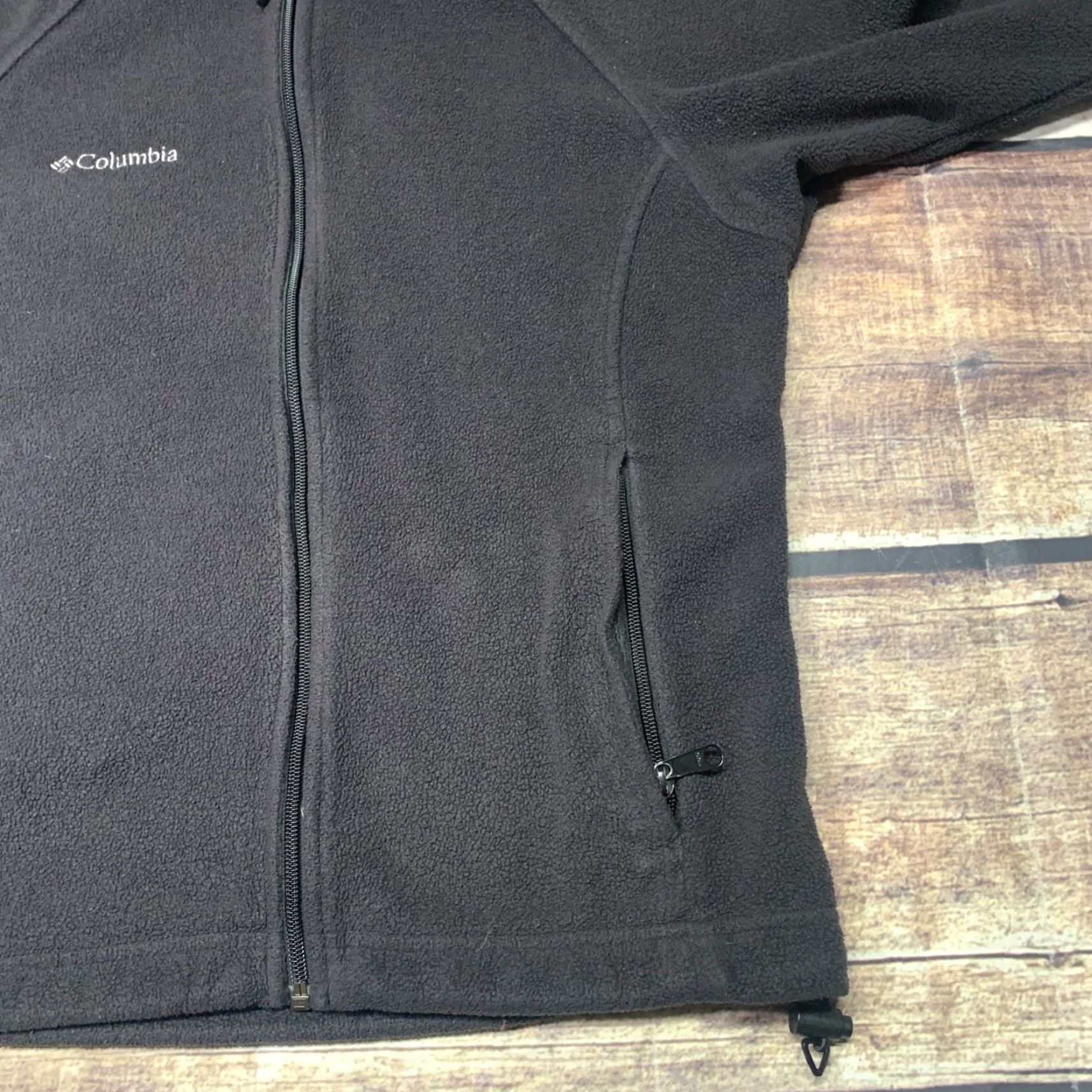 Vintage Columbia Zip Up Fleece Jacket Long Sleeve Black Women's Size Medium Size M / US 6-8 / IT 42-44 - 6 Thumbnail