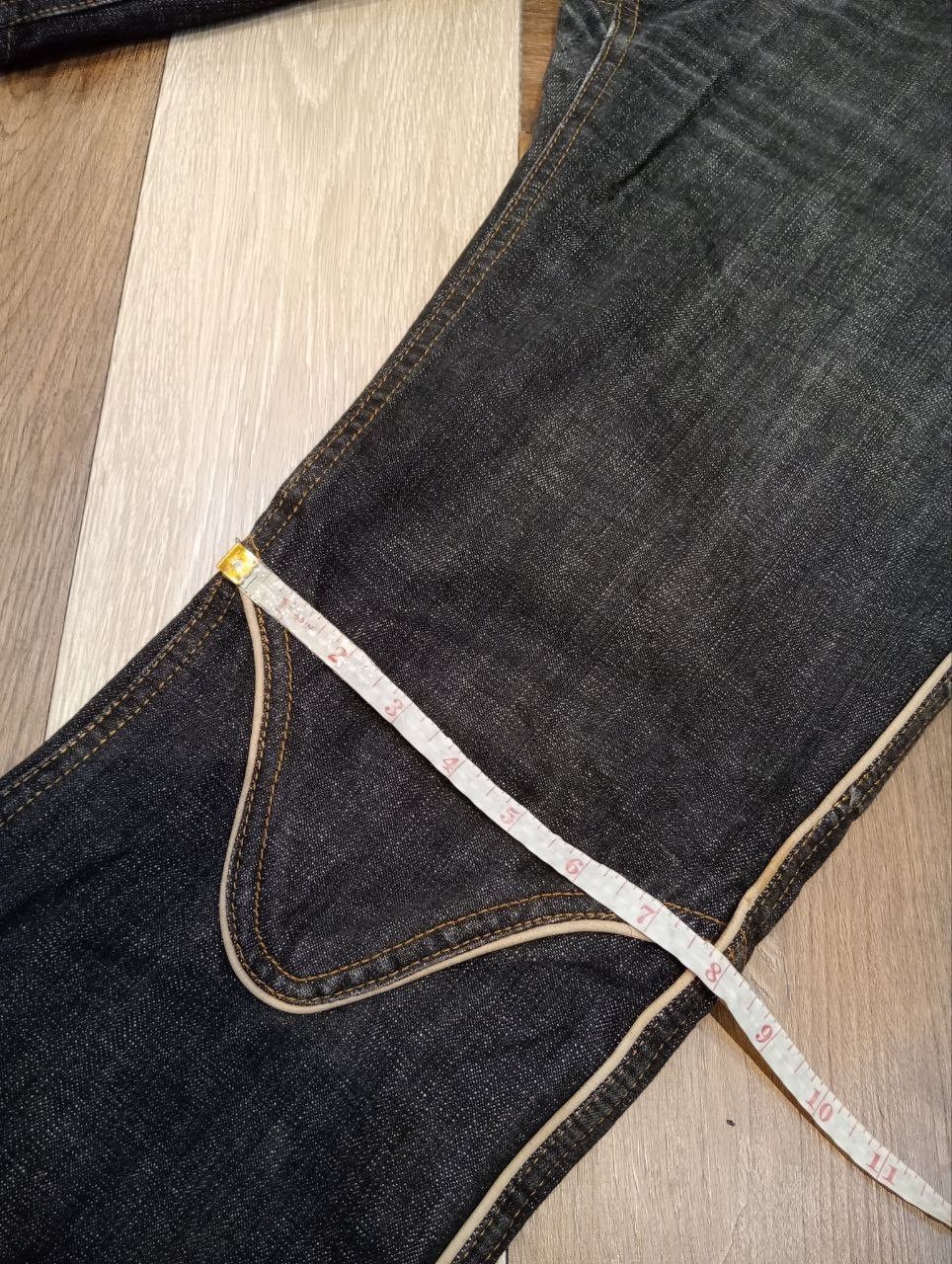 Nicole Club NICOLE CLUB FOR MEN JAPAN LEATHER LINING DENIM FLARED PANTS Size US 34 / EU 50 - 20 Thumbnail