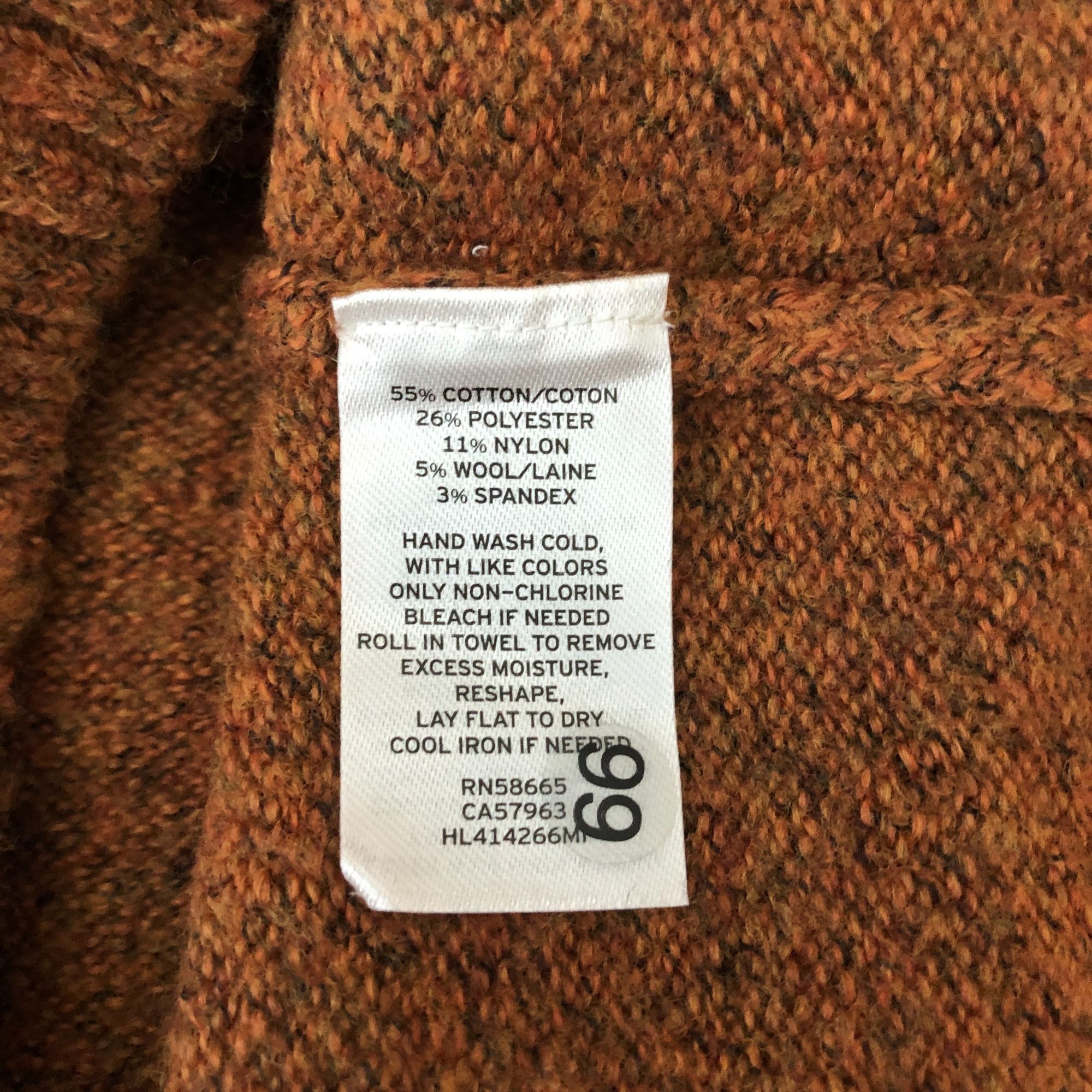 Other Chelsea 28 Womens Sweater Cowl Neck Oversized Boxy Orange S Size S / US 4 / IT 40 - 4 Thumbnail
