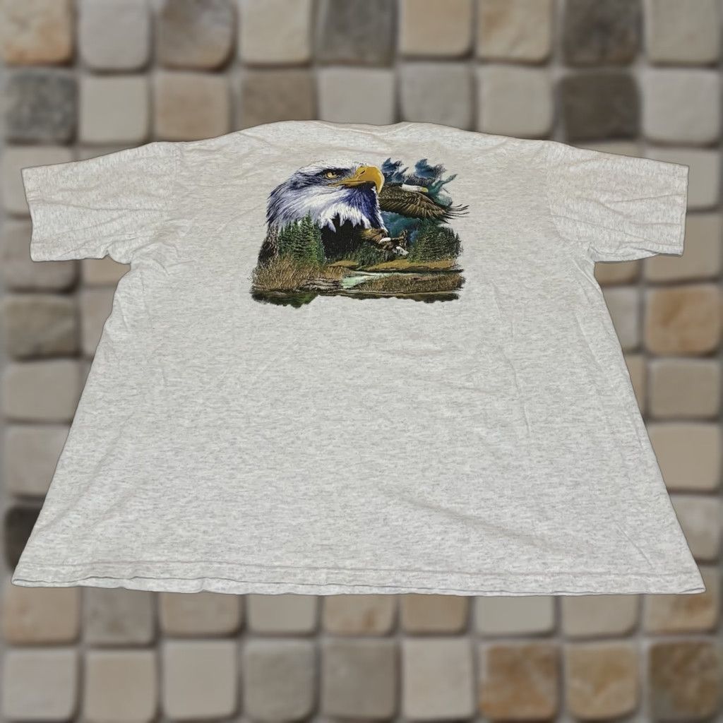 Anvil VINTAGE Fraternal Order Of Eagles Pocket T Shirt Aerie 408 Conneaut OH Men’s XL Size US XL / EU 56 / 4 - 1 Thumbnail