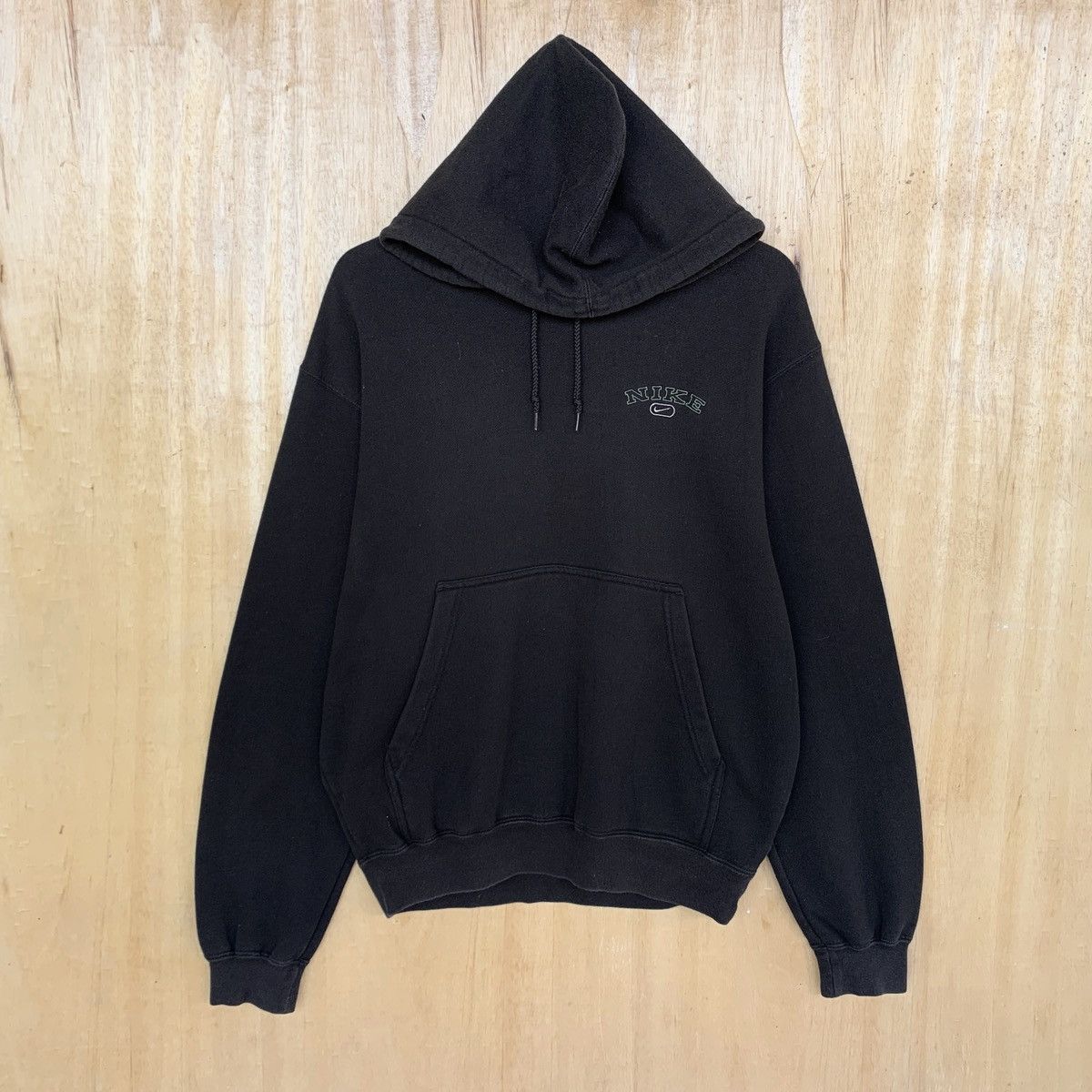 Nike Vintage 90s Nike Swoosh x block Hoodie Embroidered Logo Size US M / EU 48-50 / 2 - 2 Thumbnail